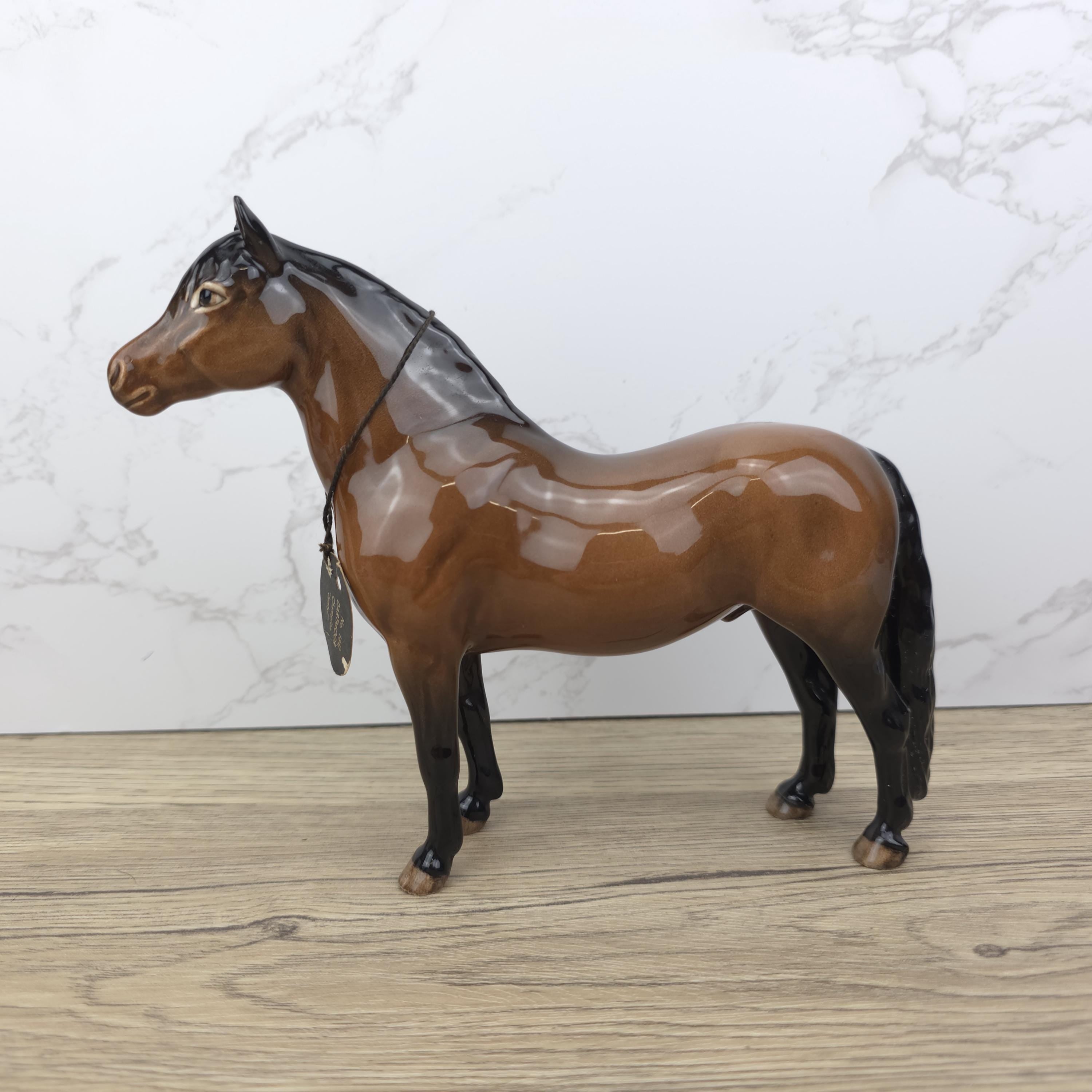 Vintage Beswick Dartmoor Champion Horse Figurine | Collectible British Porcelain