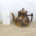 Price Kensington Toby Jug Teapot | Mid Century Drip Glaze Kettle