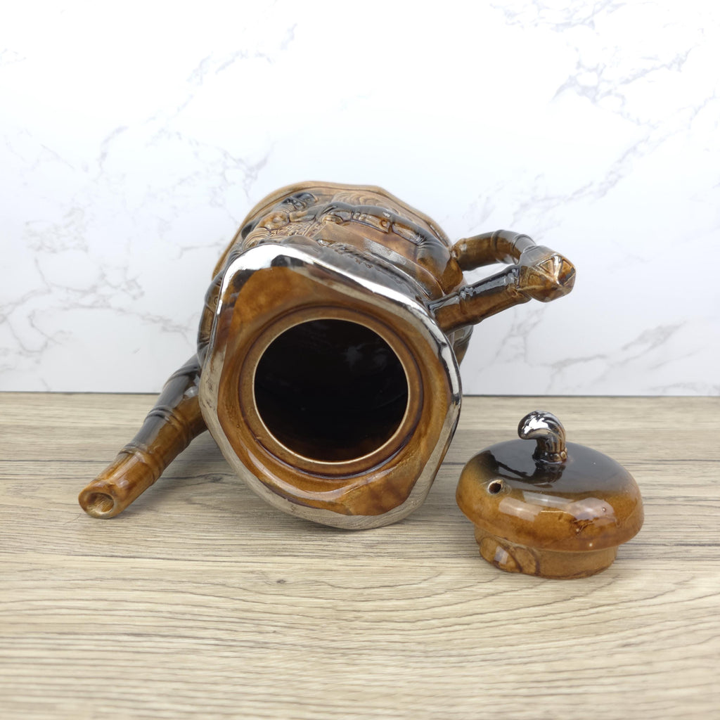 Price Kensington Toby Jug Teapot | Mid Century Drip Glaze Kettle