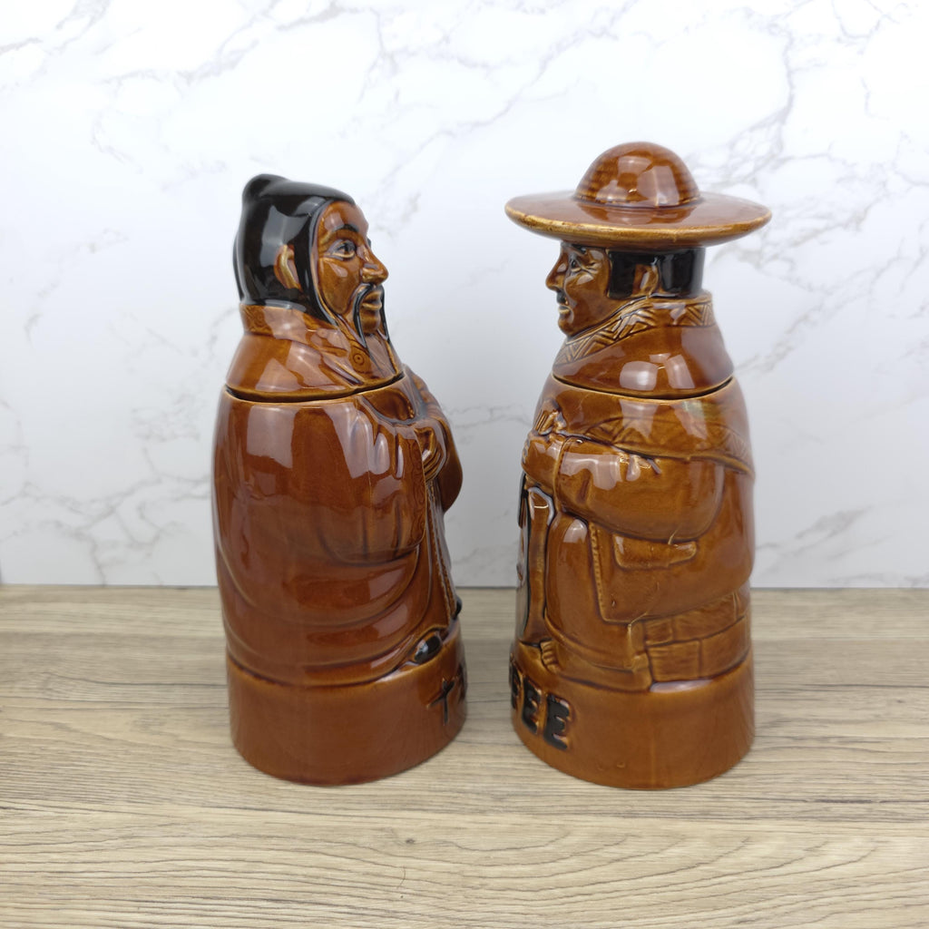 Price Kensington Character Jars | Vintage Tea Coffee Canisters, Made in England