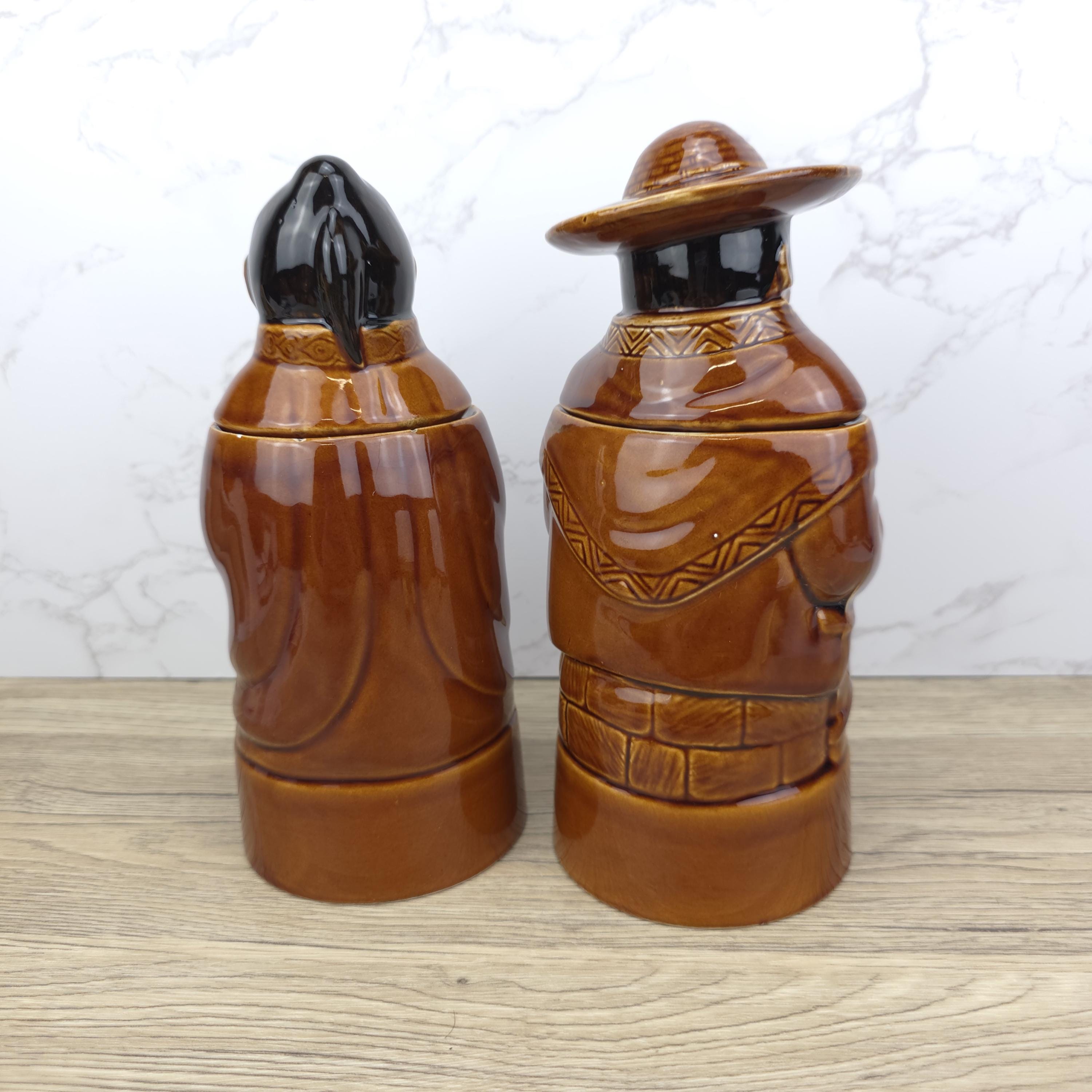 Price Kensington Character Jars | Vintage Tea Coffee Canisters, Made in England