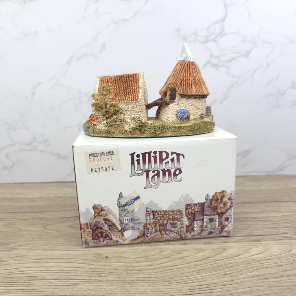 Lilliput Lane Preston Mill Figurine | Miniature British Landmark Sculpture