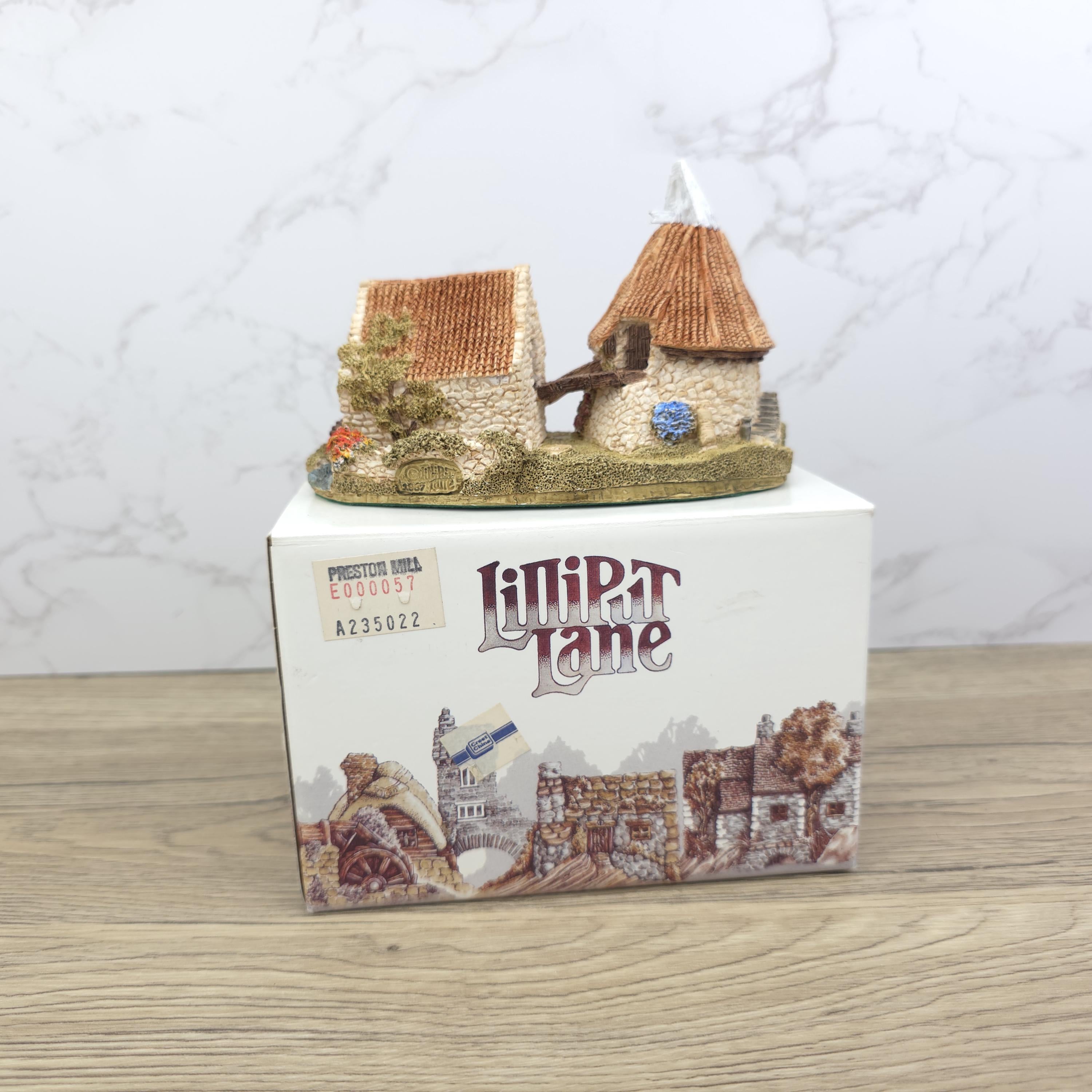 Lilliput Lane Preston Mill Figurine | Miniature British Landmark Sculpture