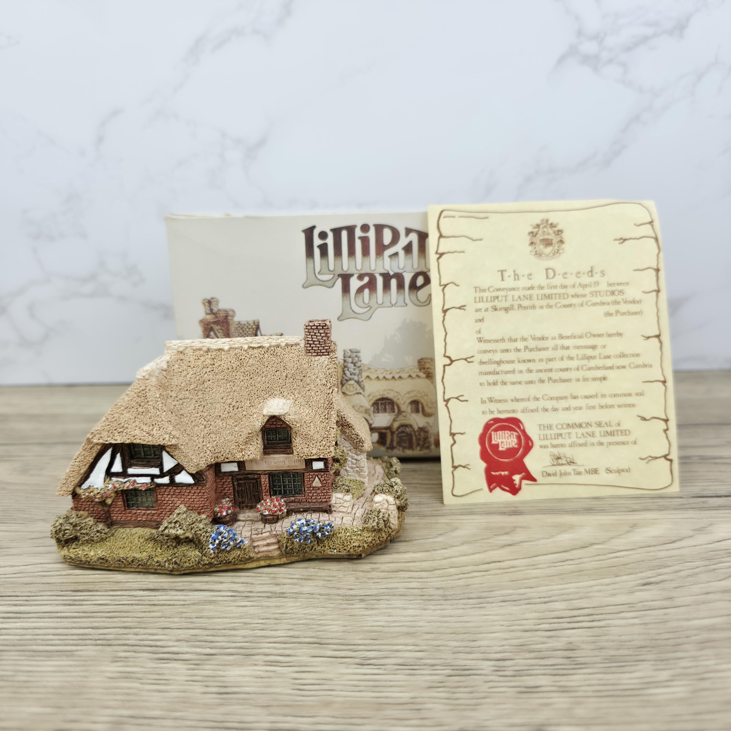 Lilliput Lane "The Rising Sun" Miniature Resin Cottage | Collectible British Village Display