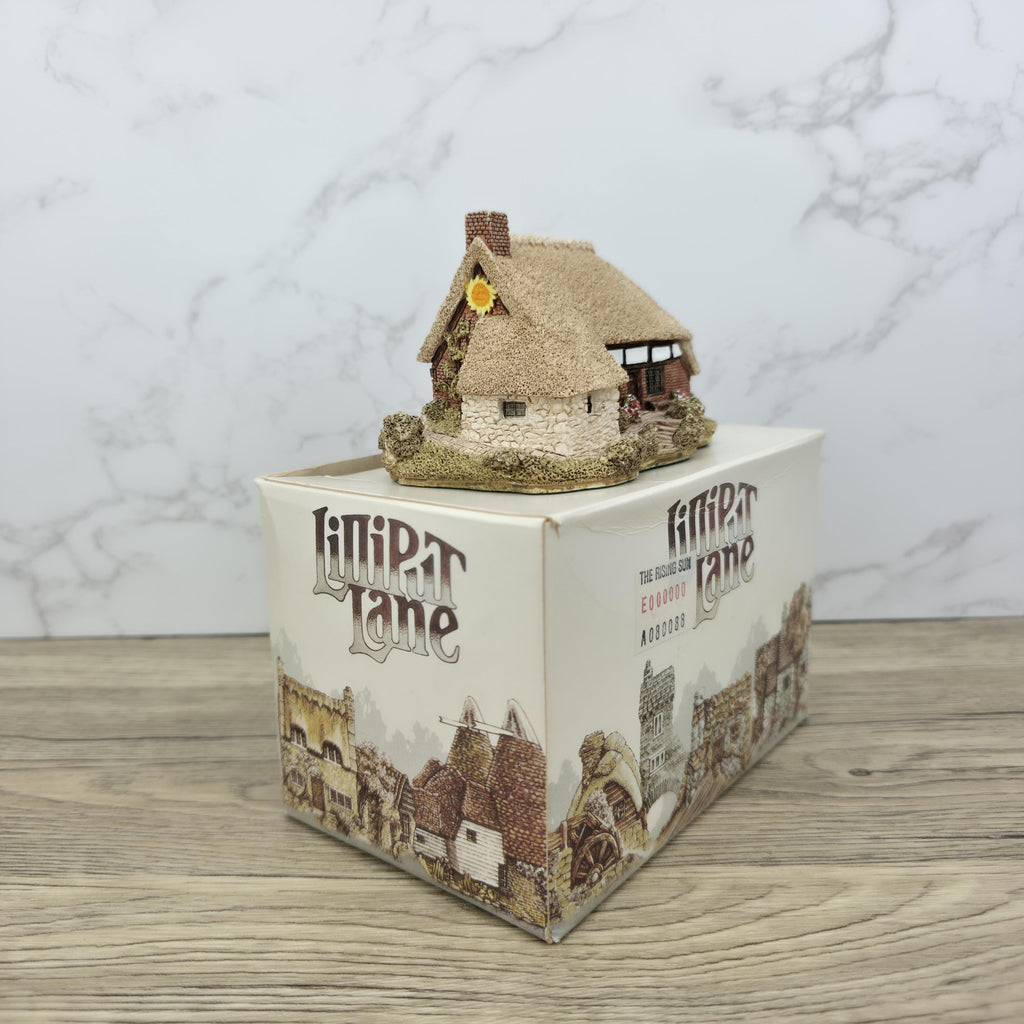 Lilliput Lane "The Rising Sun" Miniature Resin Cottage | Collectible British Village Display