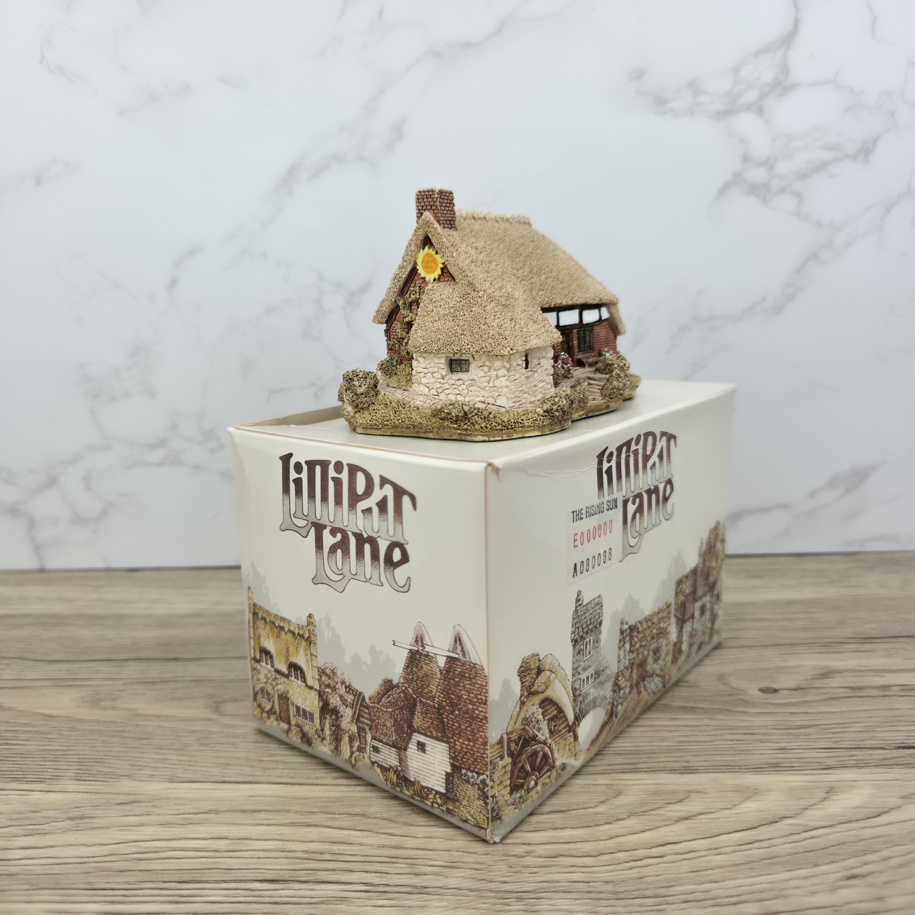 Lilliput Lane "The Rising Sun" Miniature Resin Cottage | Collectible British Village Display