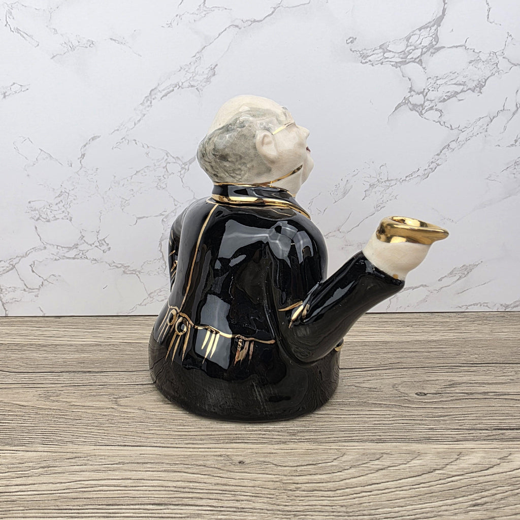 Vintage Mr Pickwick Teapot, Lingard Dickens, English Porcelain Novelty Teapot
