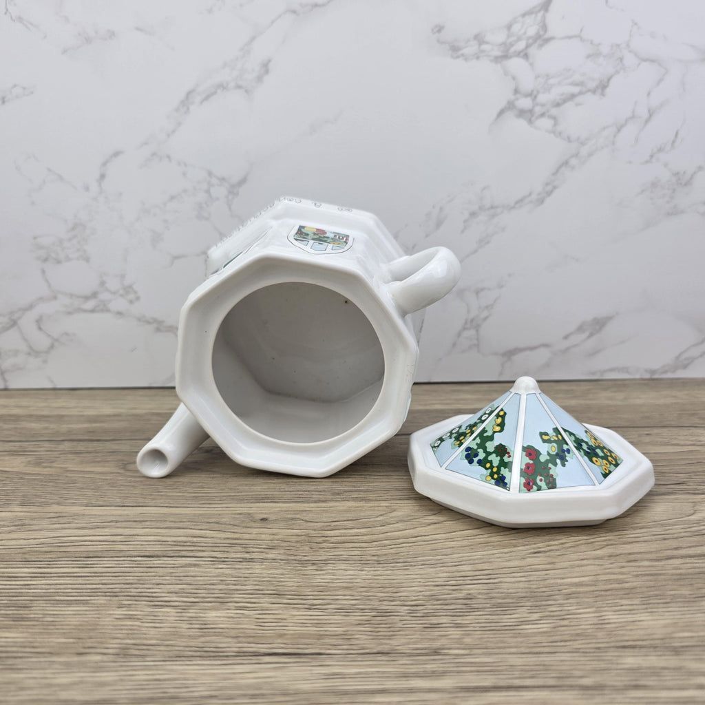 Vintage Wade England Conservatory Teapot, English Life Series, 1980s