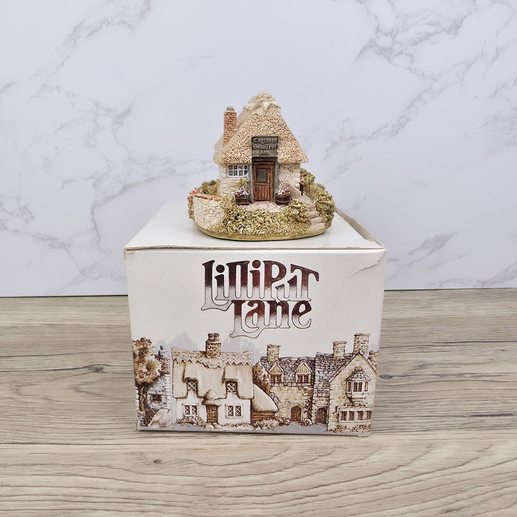 Lilliput Lane Miniature Cottage, Quaint English Village Inn Collectible