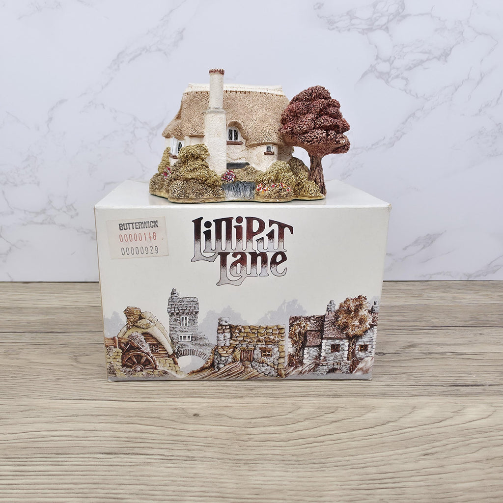 Lilliput Lane Butterwick Miniature Cottage, Handmade in Cumbria, Boxed with Deeds