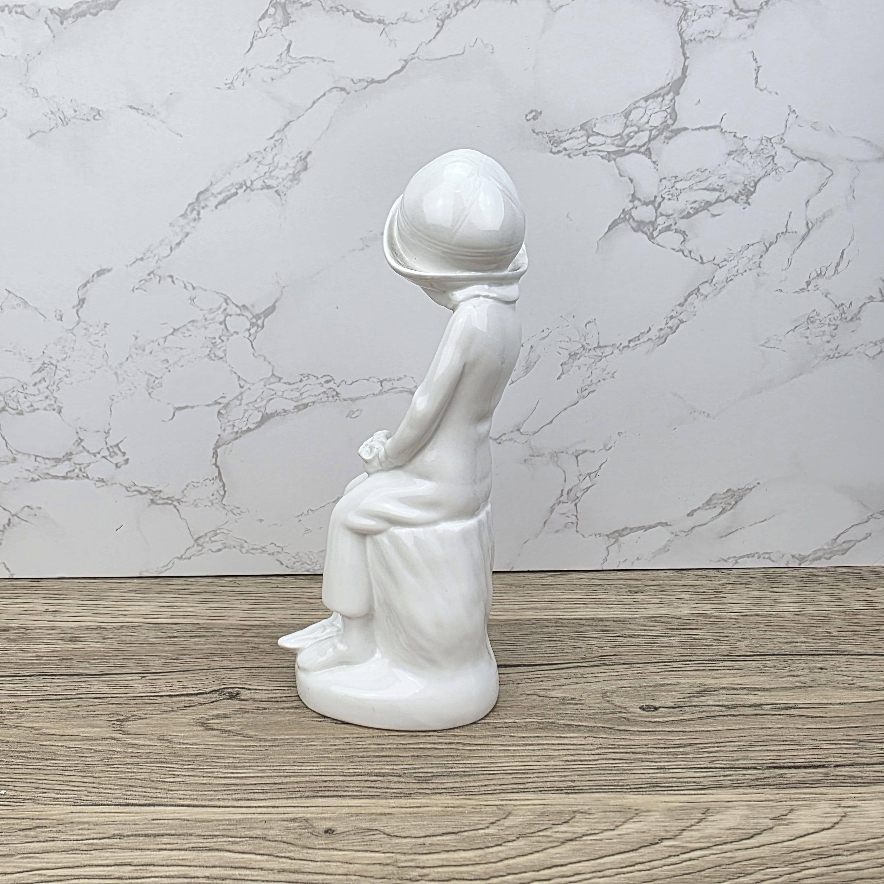 Vintage Spode Bone China Figurine: "Joanna" Girl Statue, Made in England