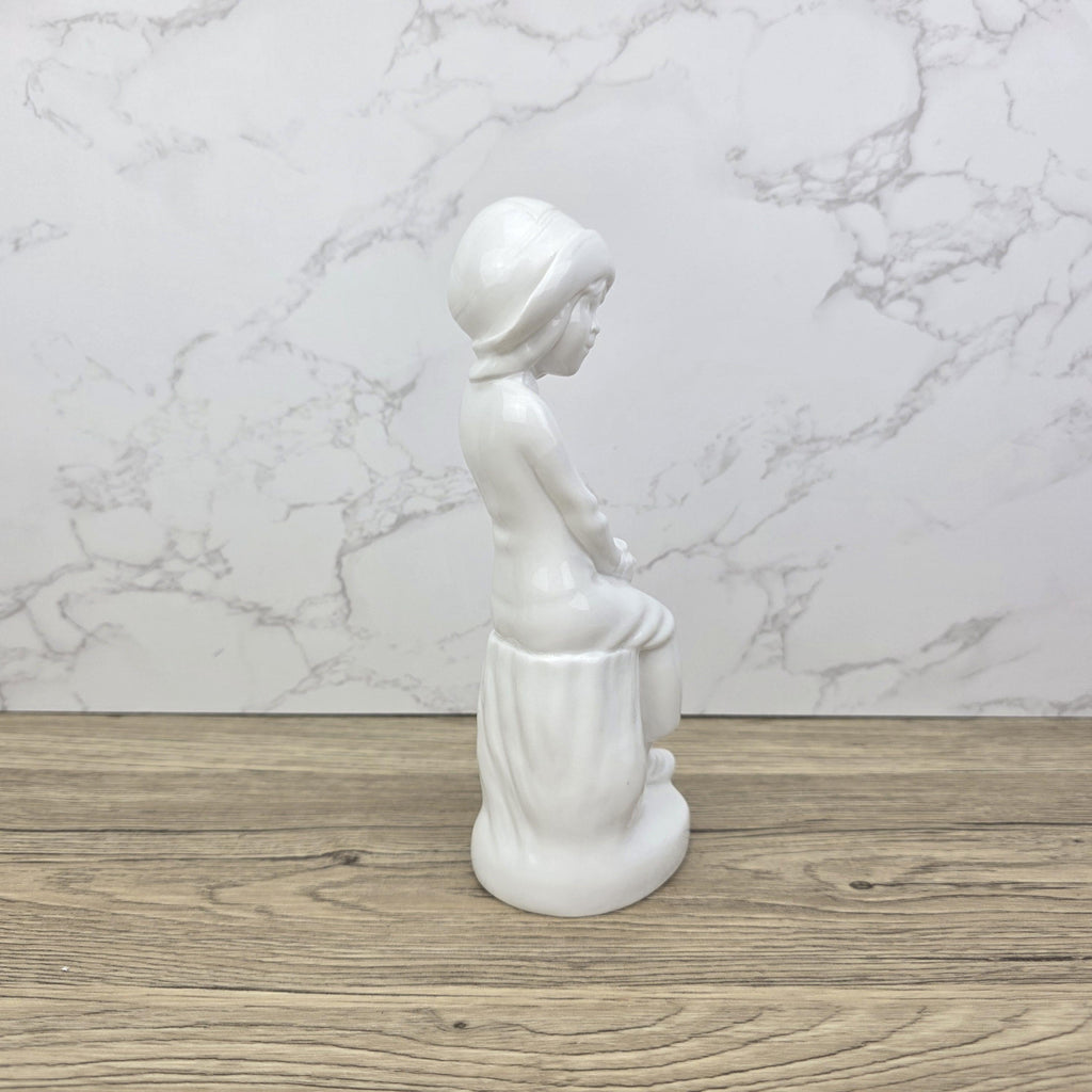 Vintage Spode Bone China Figurine: "Joanna" Girl Statue, Made in England