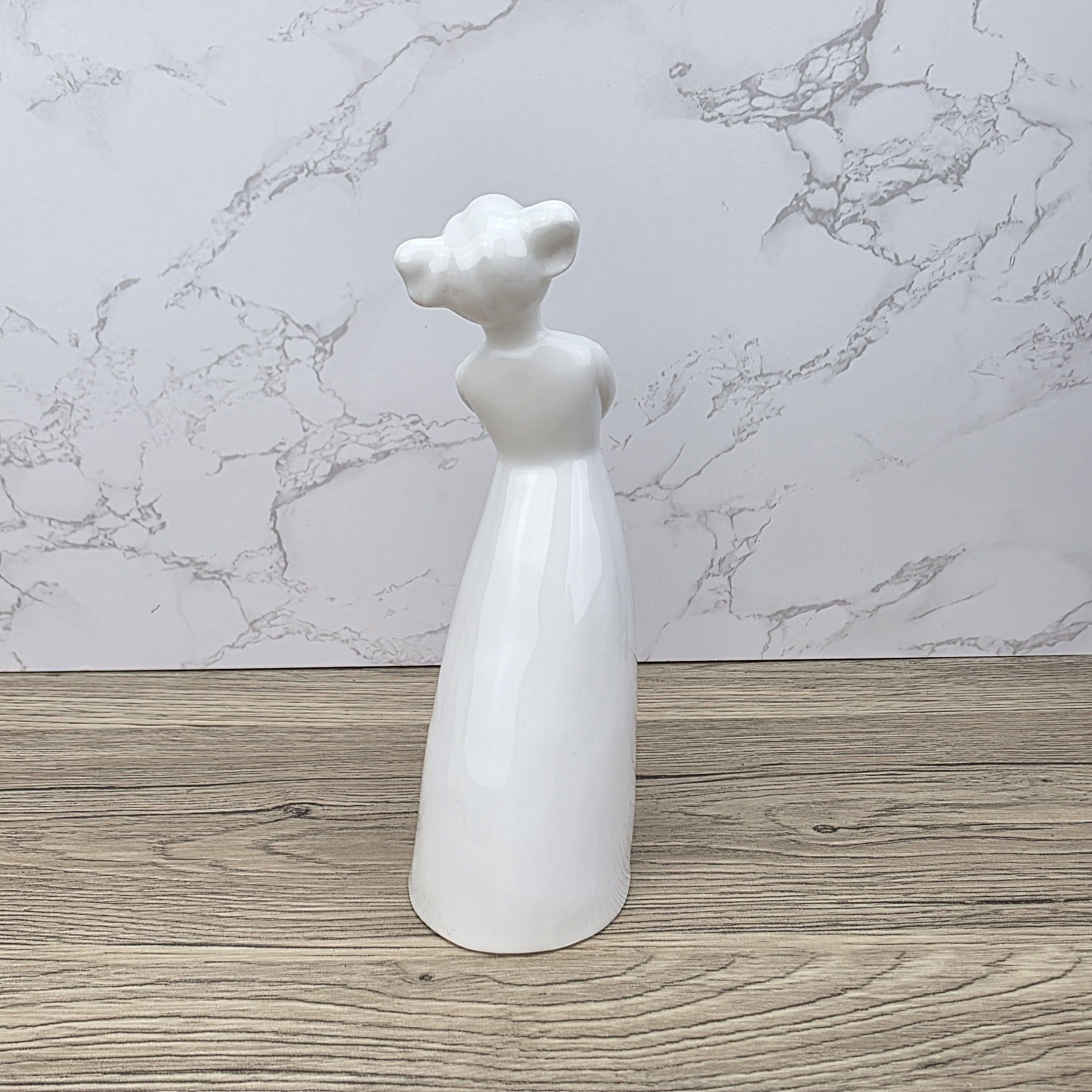 Vintage Coalport Bone China Figurine, Girl with Rose, England