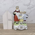 Vintage Yardley English Lavender Figurine, Mother and Children, Porcelain Statue