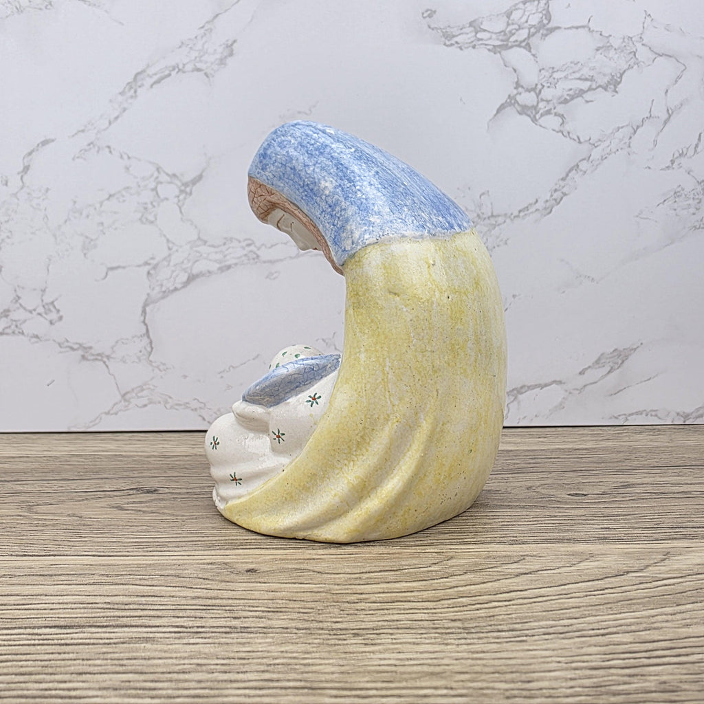 Vintage L'Atelier Quebec Ceramic Madonna and Child Figurine