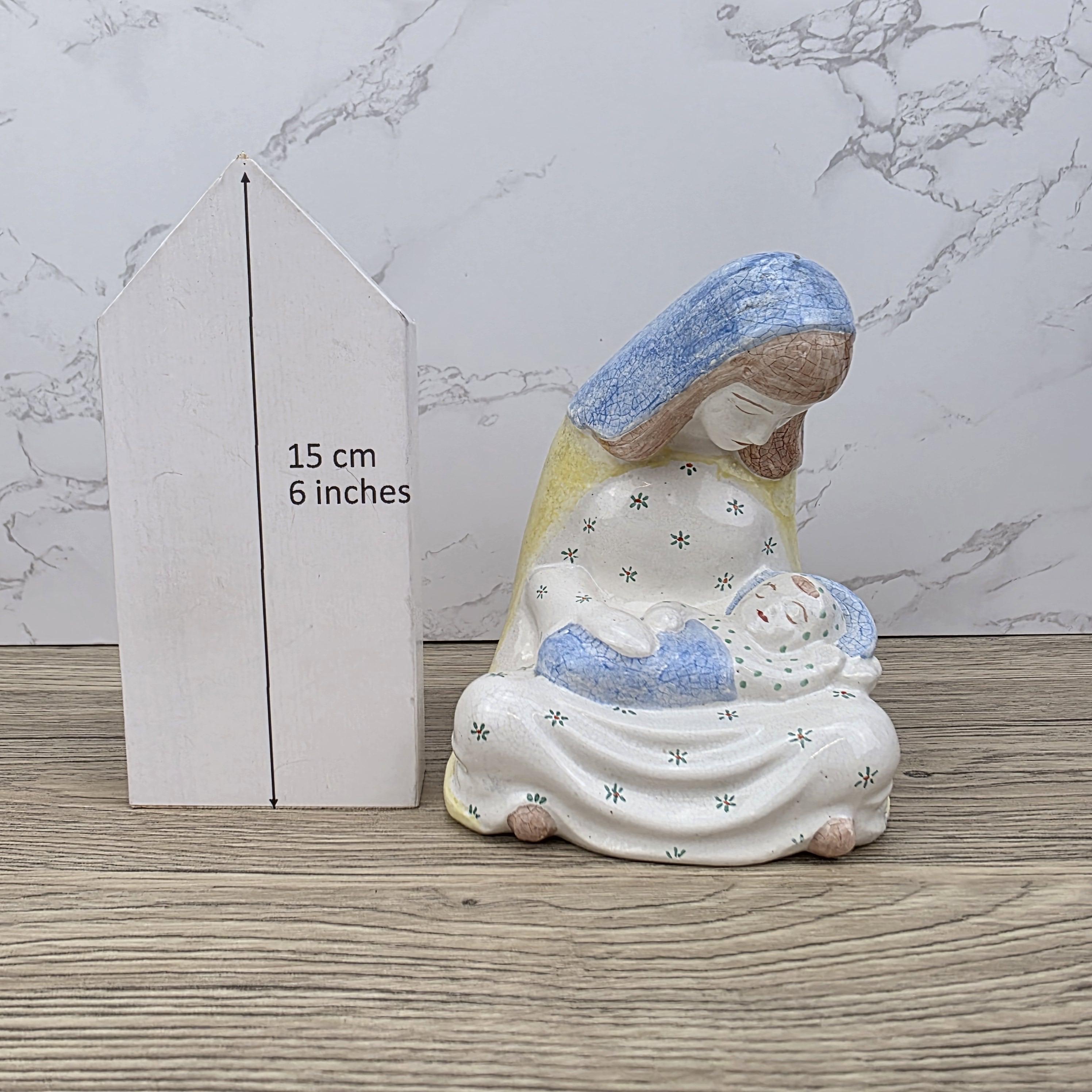 Vintage L'Atelier Quebec Ceramic Madonna and Child Figurine