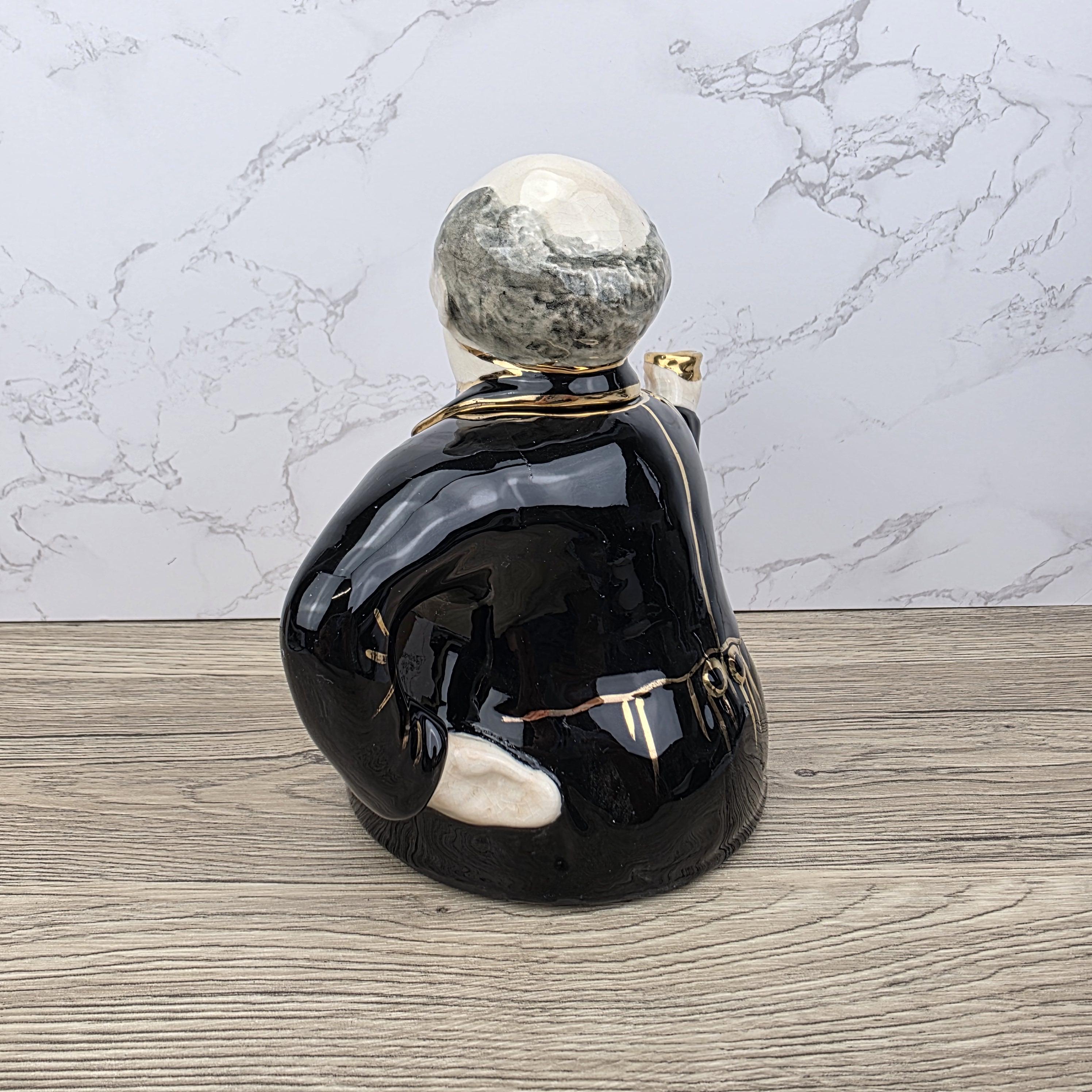 Vintage Mr Pickwick Teapot, Lingard Dickens, English Porcelain Novelty Teapot