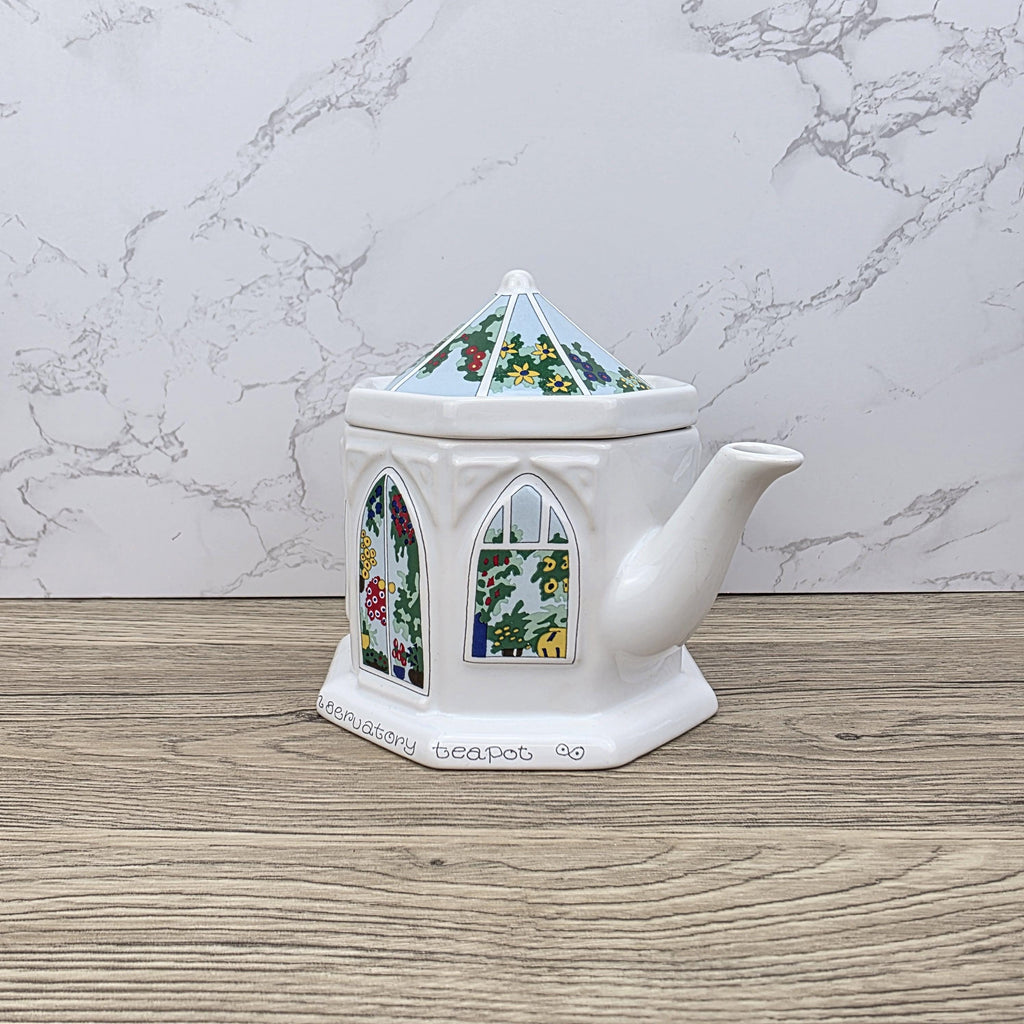 Vintage Wade England Conservatory Teapot, English Life Series, 1980s
