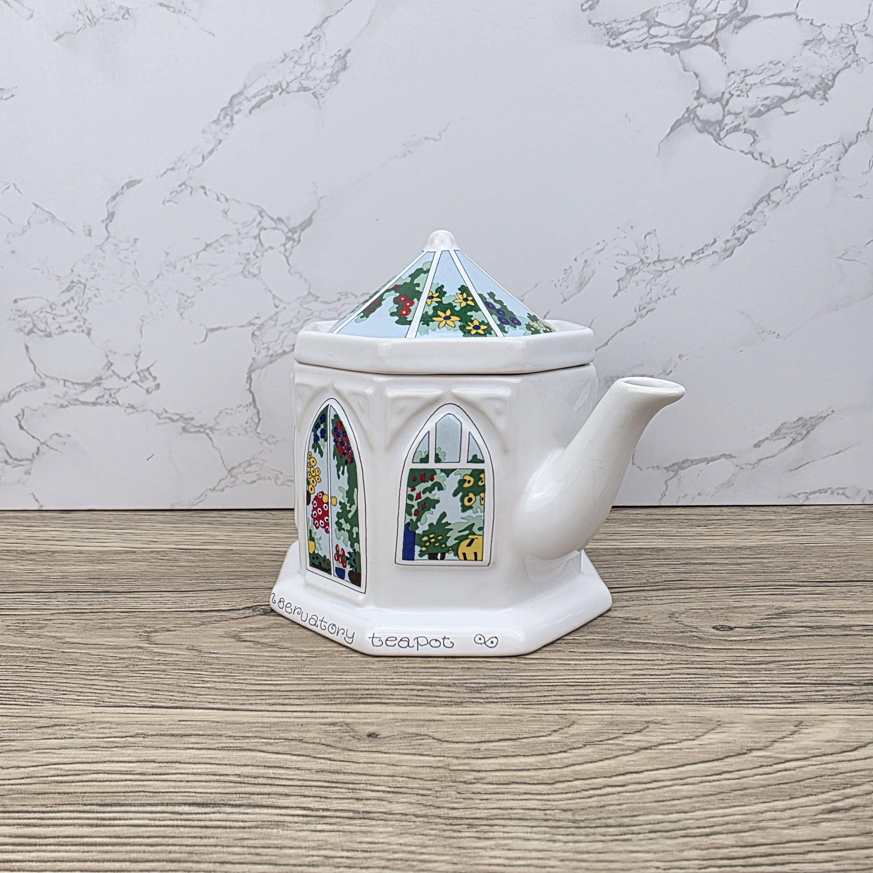 Vintage Wade England Conservatory Teapot, English Life Series, 1980s