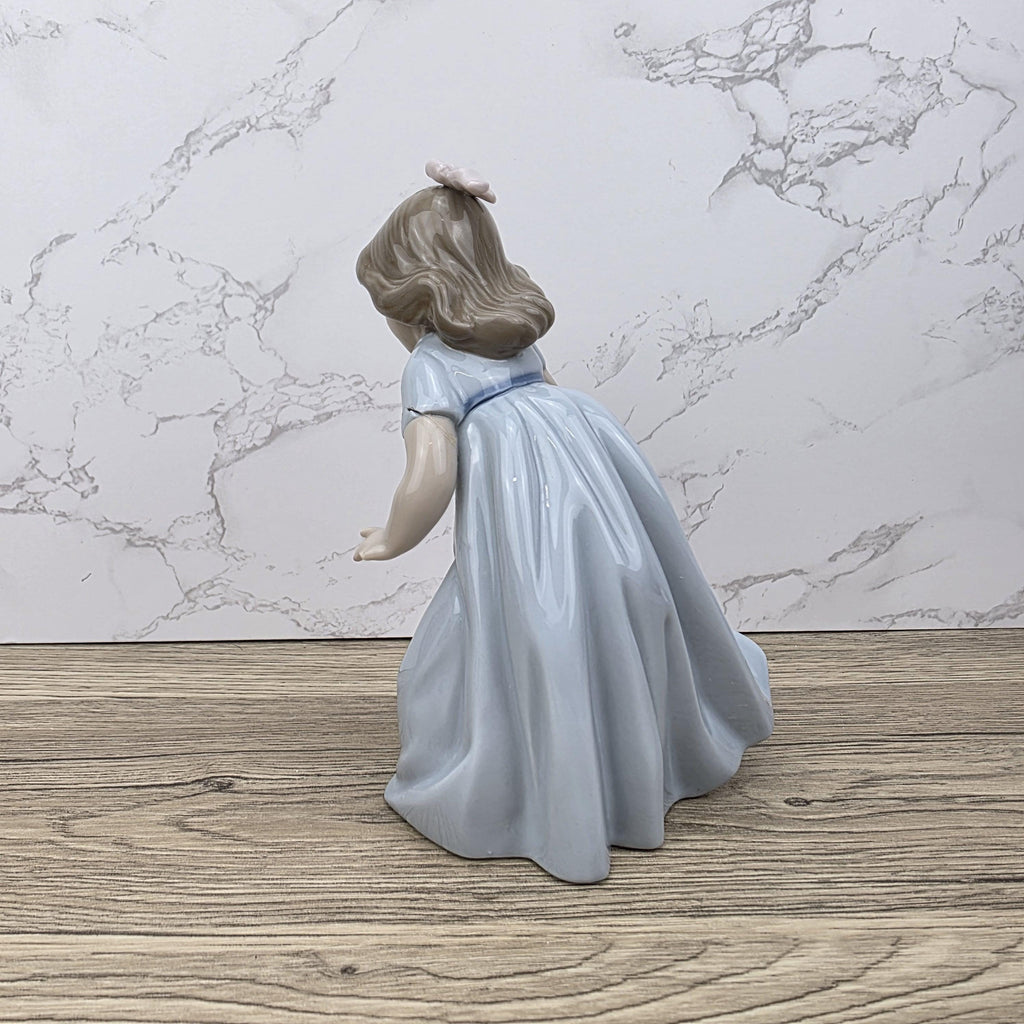 Vintage Nao Lladro Porcelain Figurine – Girl with Dog, Spain