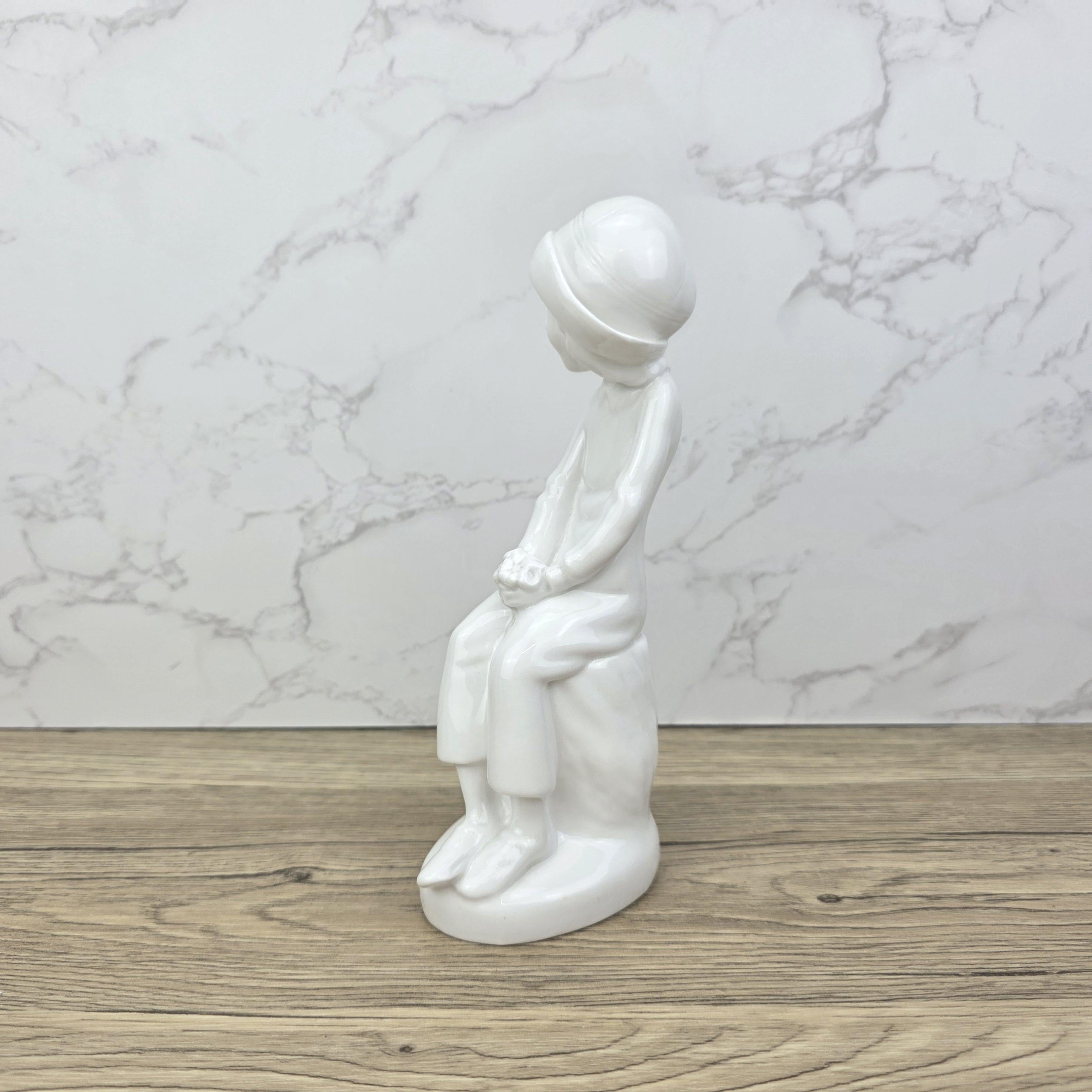 Vintage Spode Bone China Figurine: "Joanna" Girl Statue, Made in England