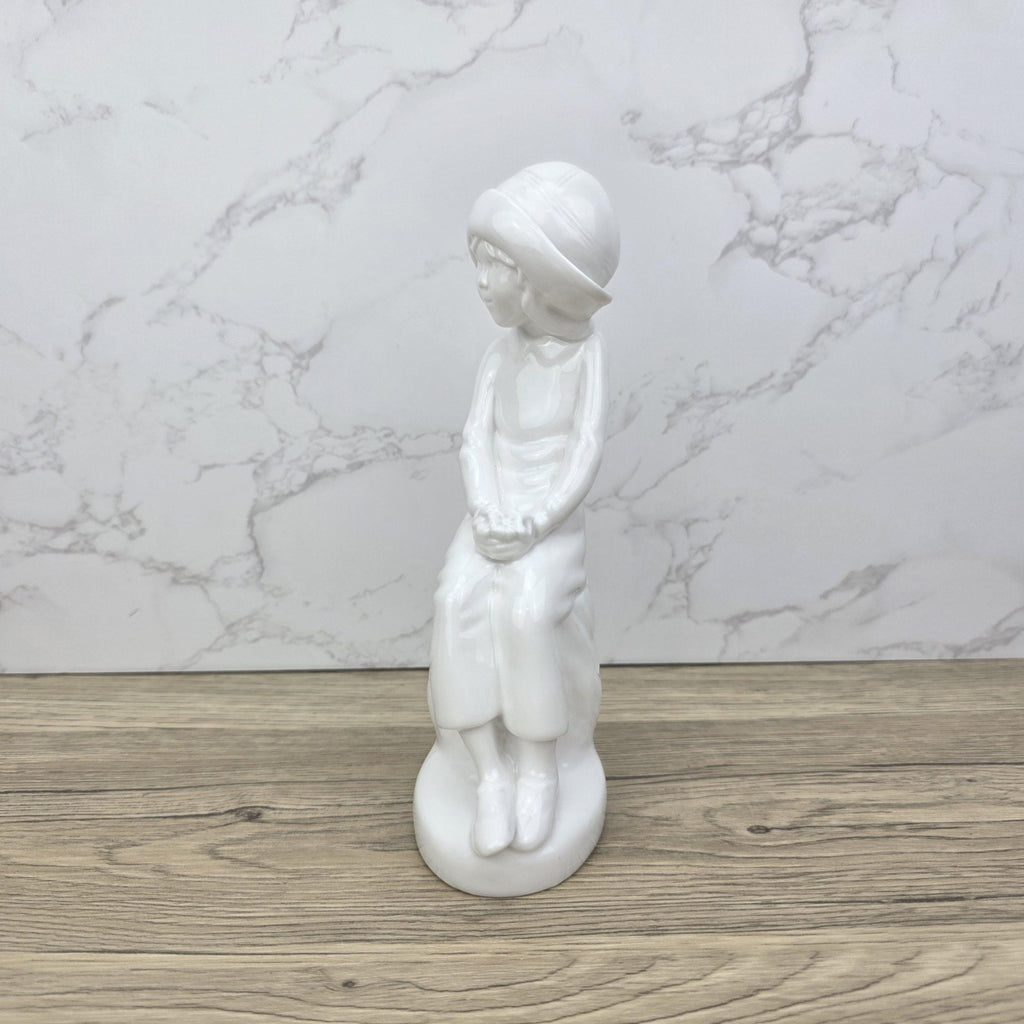 Vintage Spode Bone China Figurine: "Joanna" Girl Statue, Made in England