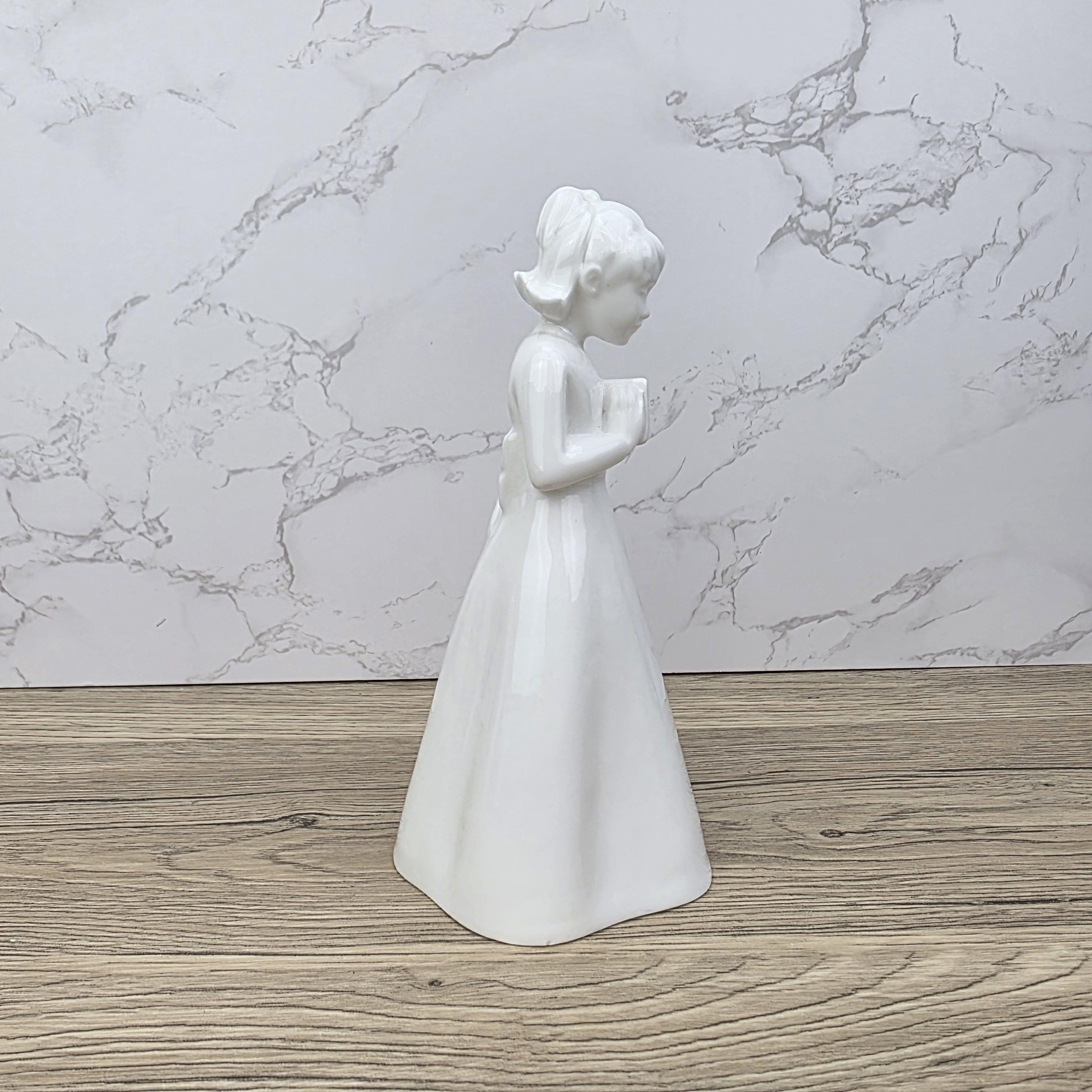 Vintage Coalport Bone China Figurine, Praying Girl, England