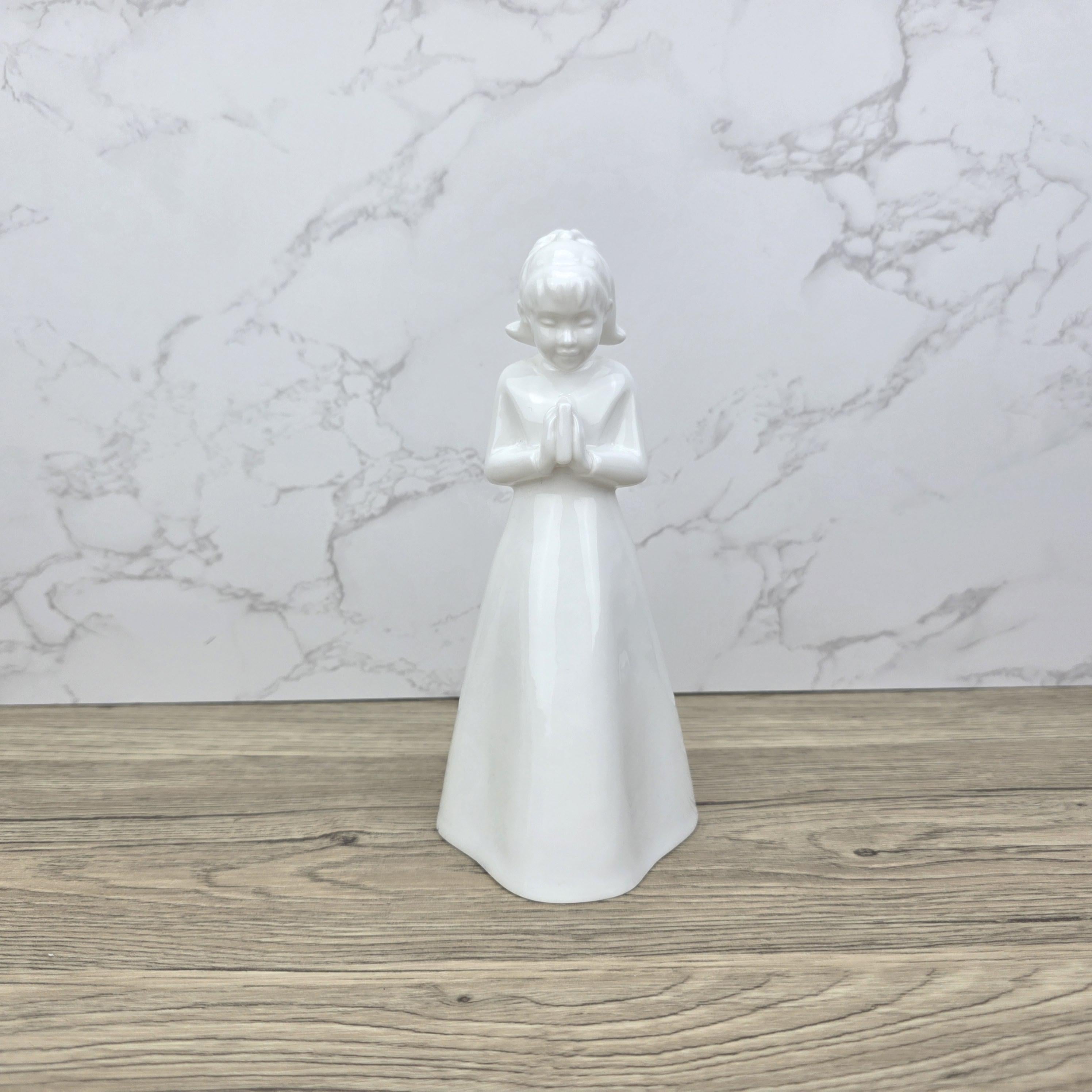Vintage Coalport Bone China Figurine, Praying Girl, England