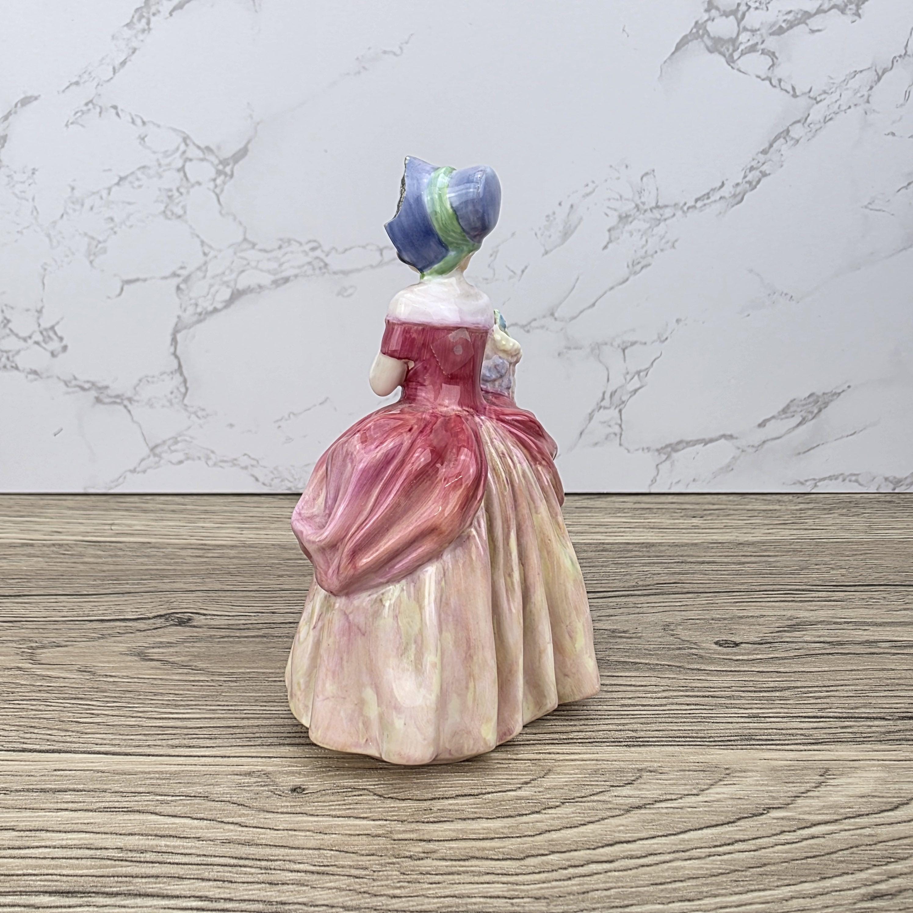 Royal Doulton Cissie Figurine, Bone China, Vintage Home Decor