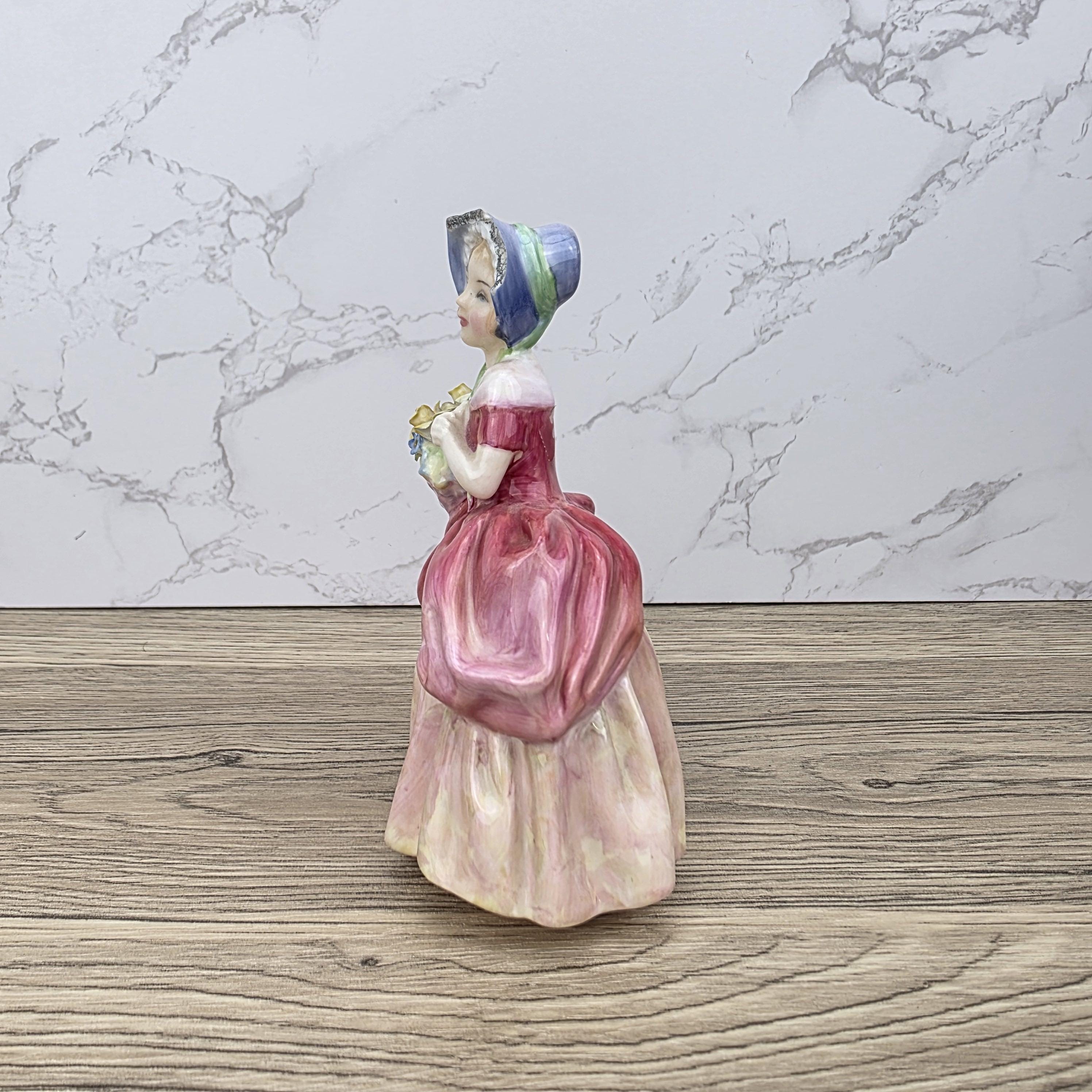 Royal Doulton Cissie Figurine, Bone China, Vintage Home Decor