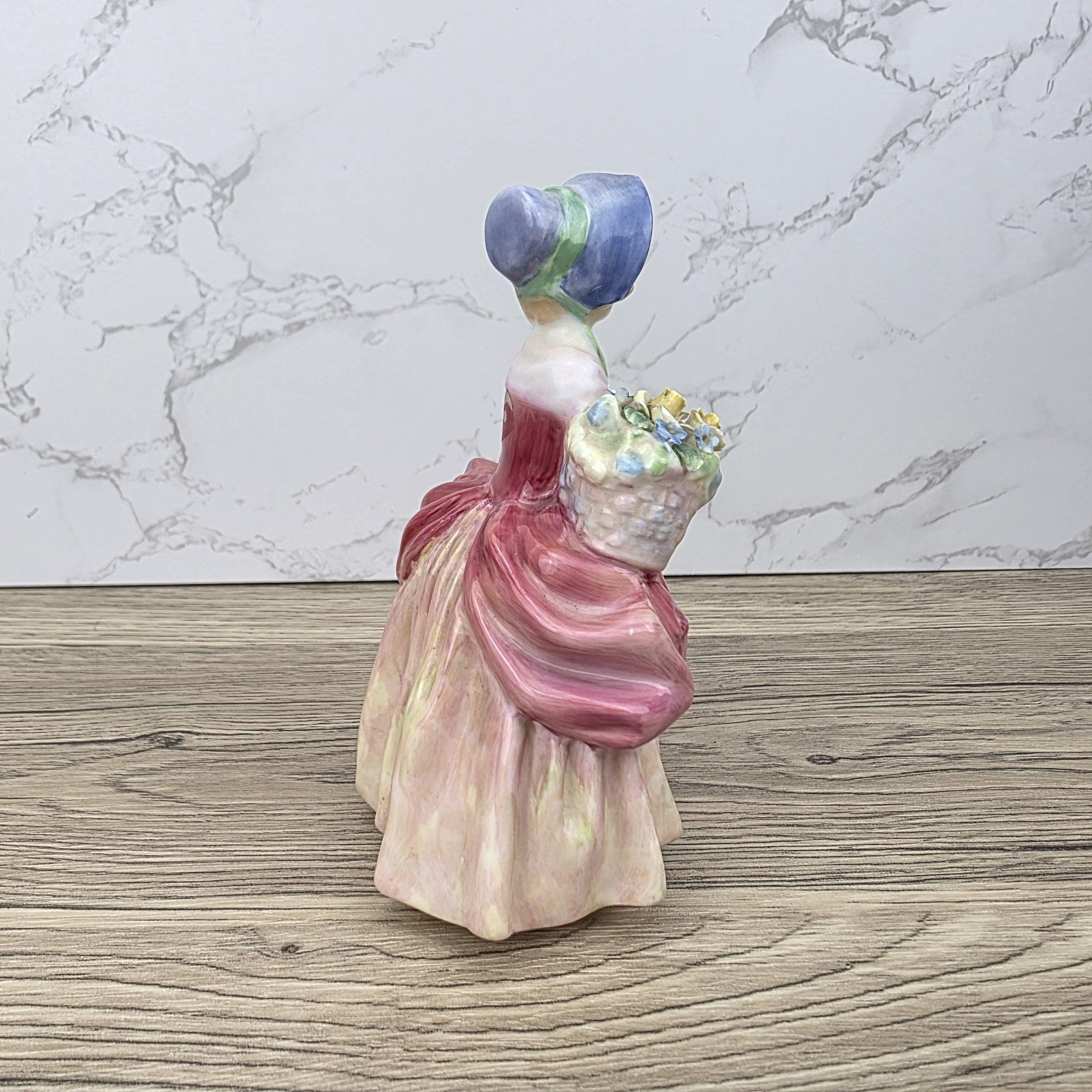 Royal Doulton Cissie Figurine, Bone China, Vintage Home Decor