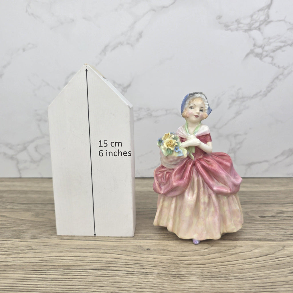 Royal Doulton Cissie Figurine, Bone China, Vintage Home Decor