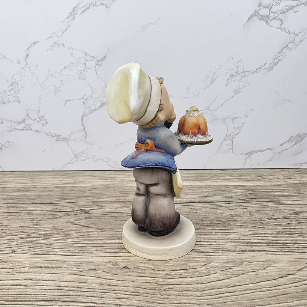 Porcelain Hummel Figurine Baker #128 TMK-3 West Germany Mid-Century Collectible Boy