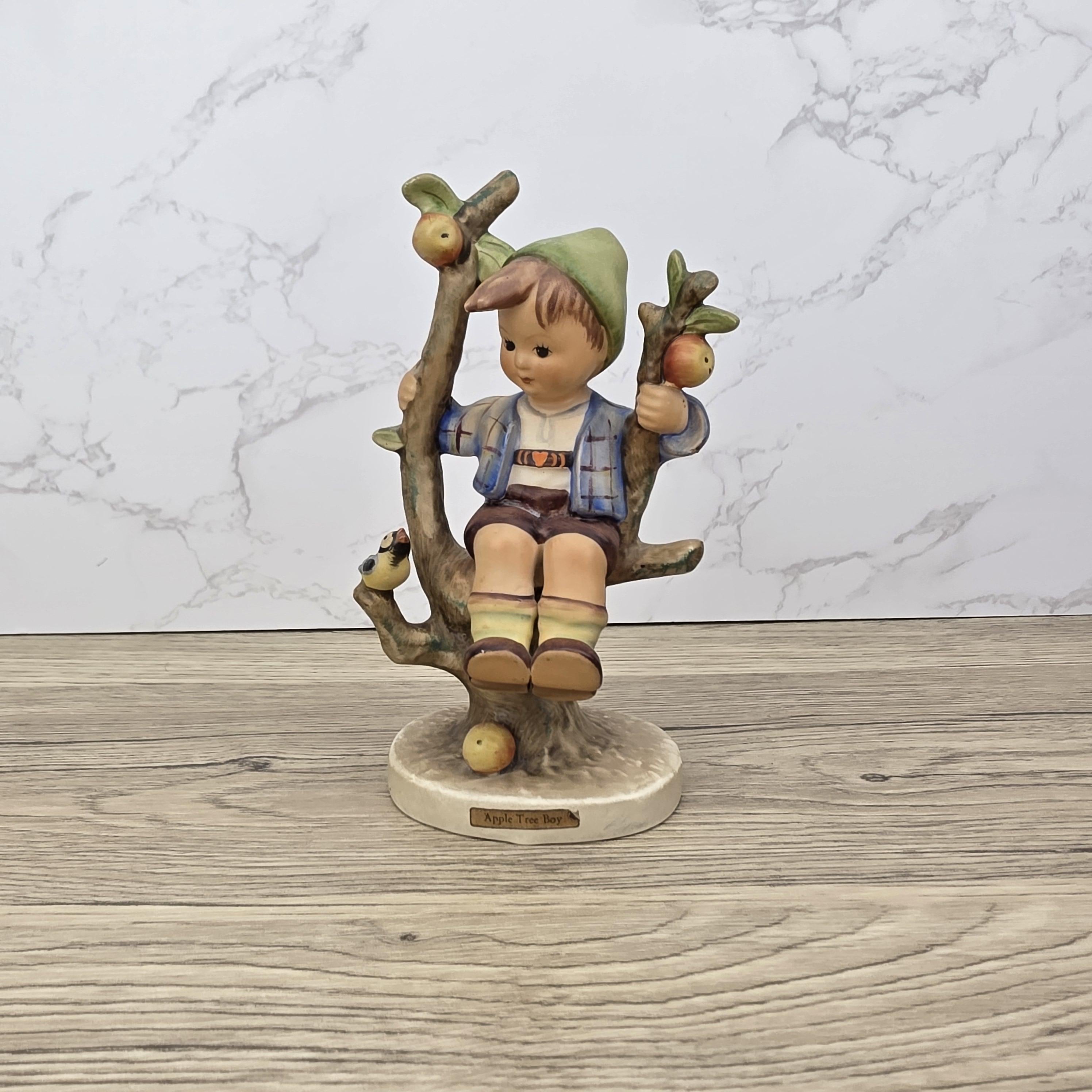 Vintage Goebel Hummel Figurine – Apple Tree Boy, Hand-Painted Porcelain