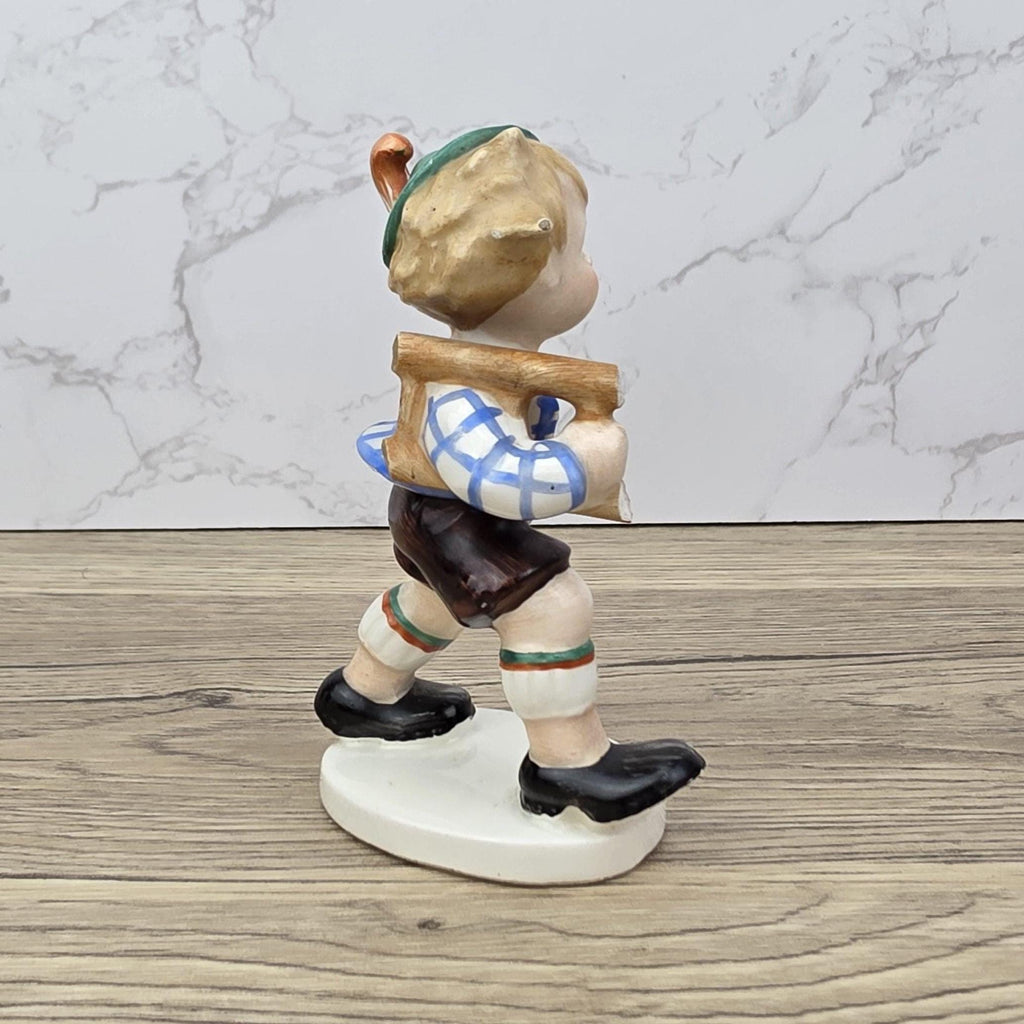 Vintage Goebel Hummel Figurine Boy With Ladder Porcelain Germany TMK-3 Collectible - Western Germany