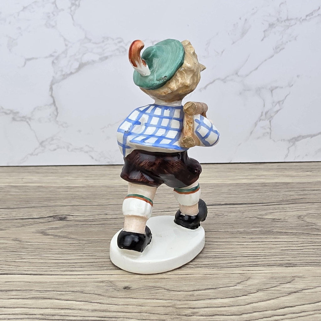 Vintage Goebel Hummel Figurine Boy With Ladder Porcelain Germany TMK-3 Collectible - Western Germany