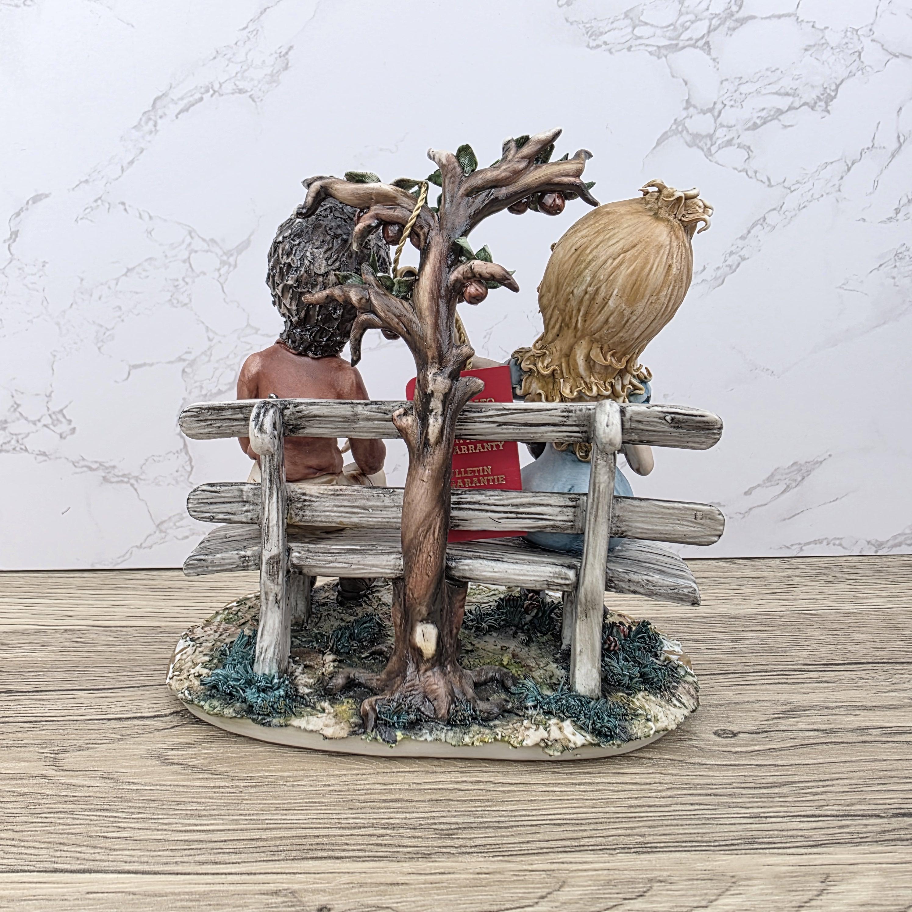 Capodimonte Figurine Primo Amore Porcelain La Medea Italy Vintage Collectible Decor Gift