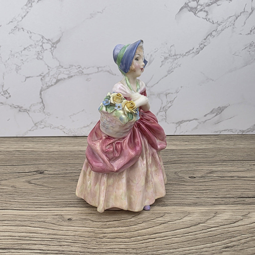 Royal Doulton Cissie Figurine, Bone China, Vintage Home Decor