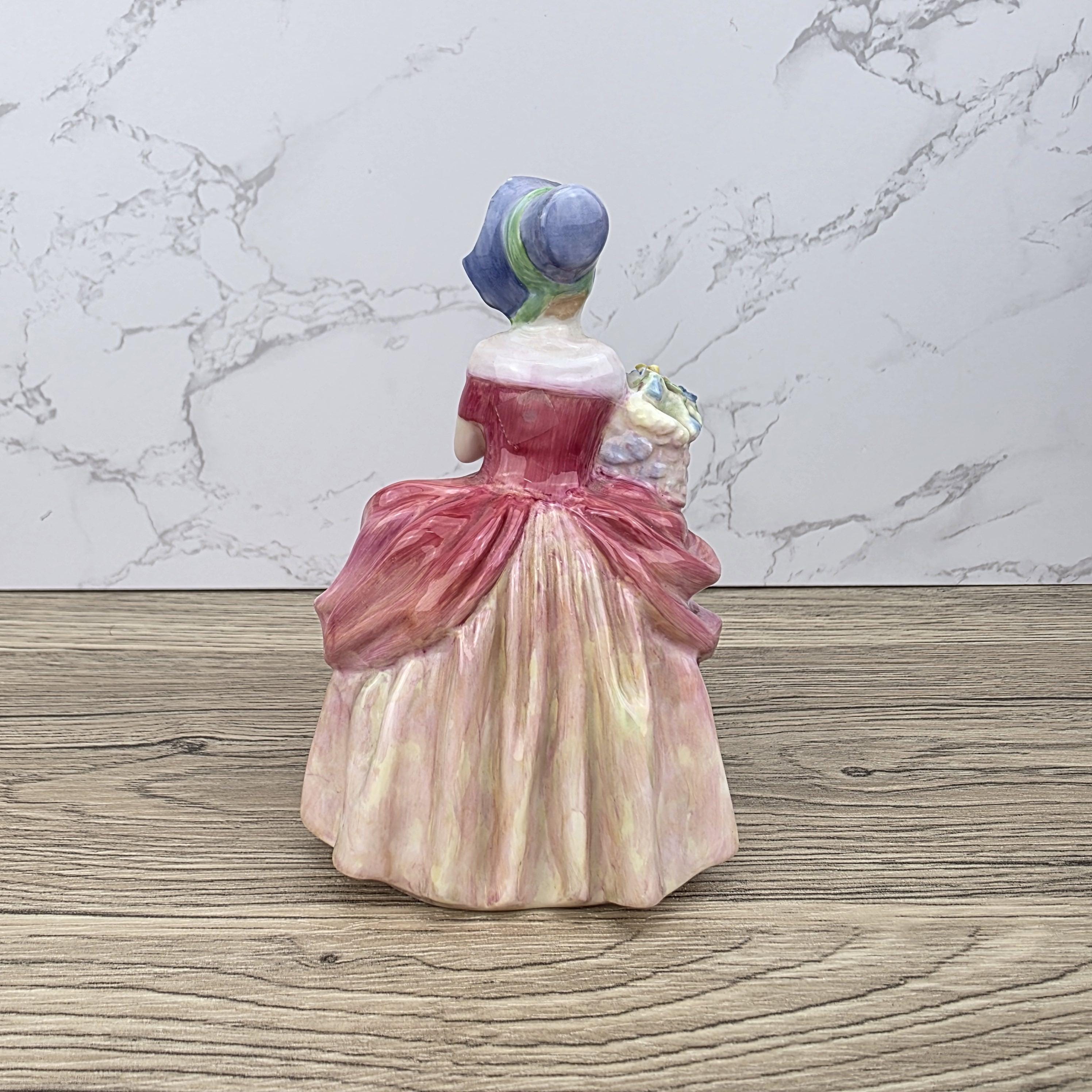 Royal Doulton Cissie Figurine, Bone China, Vintage Home Decor