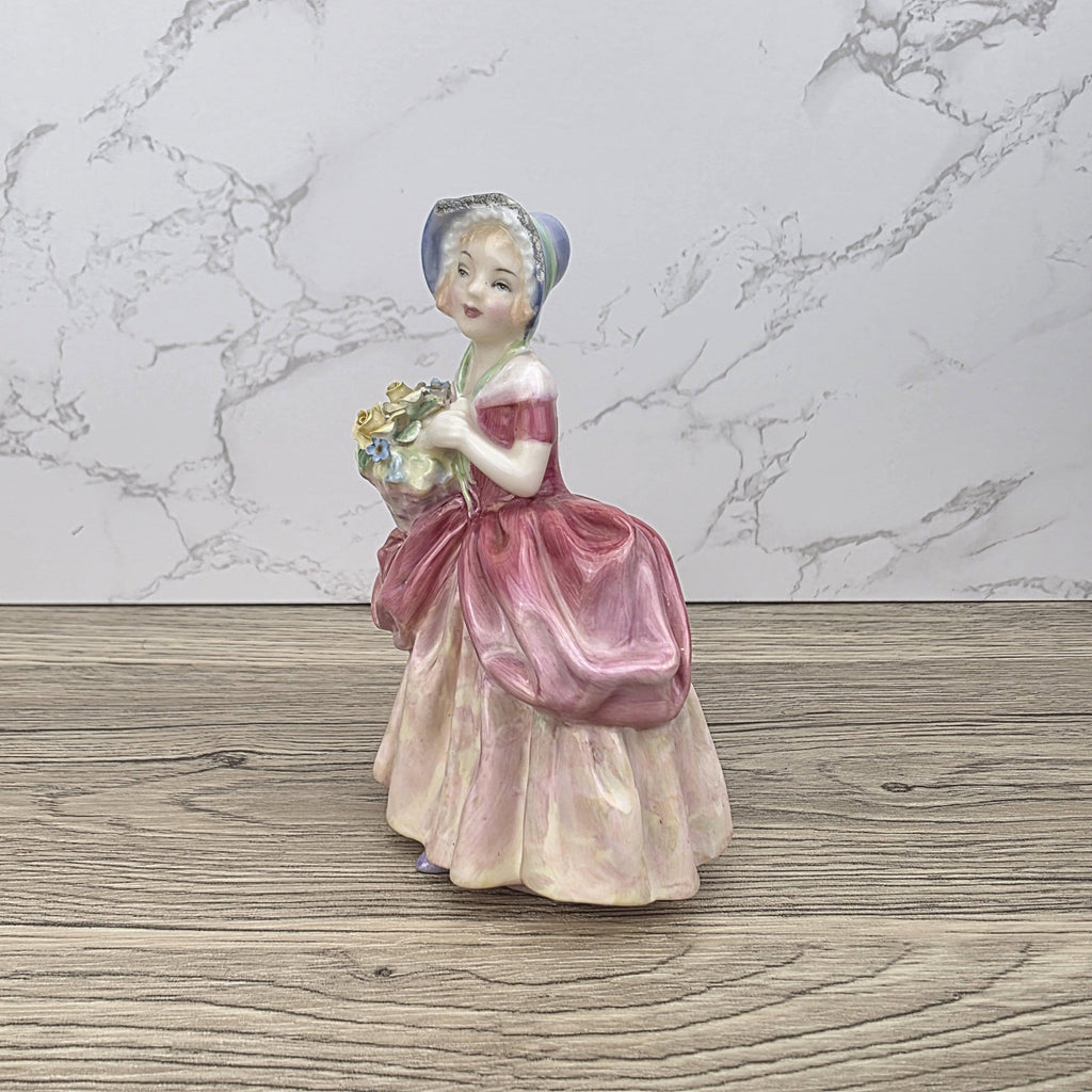 Royal Doulton Cissie Figurine, Bone China, Vintage Home Decor