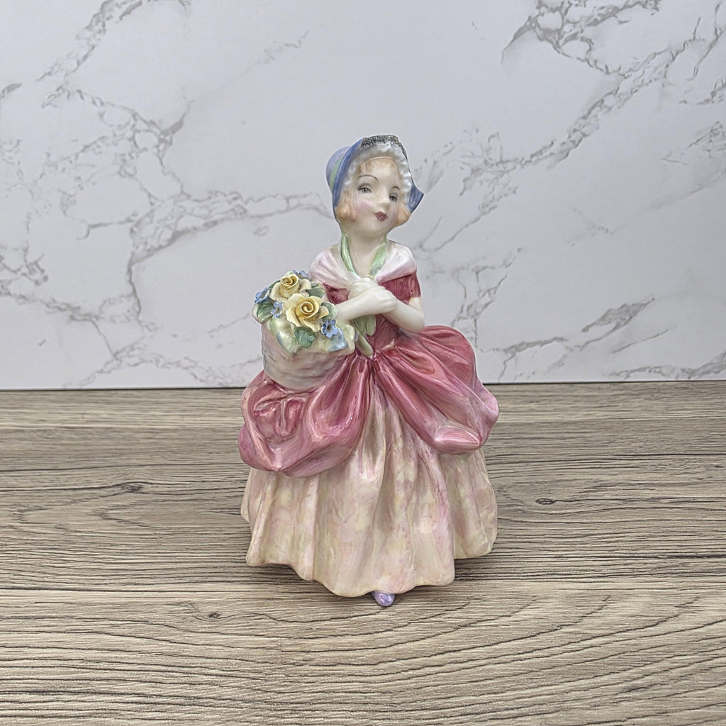 Royal Doulton Cissie Figurine, Bone China, Vintage Home Decor