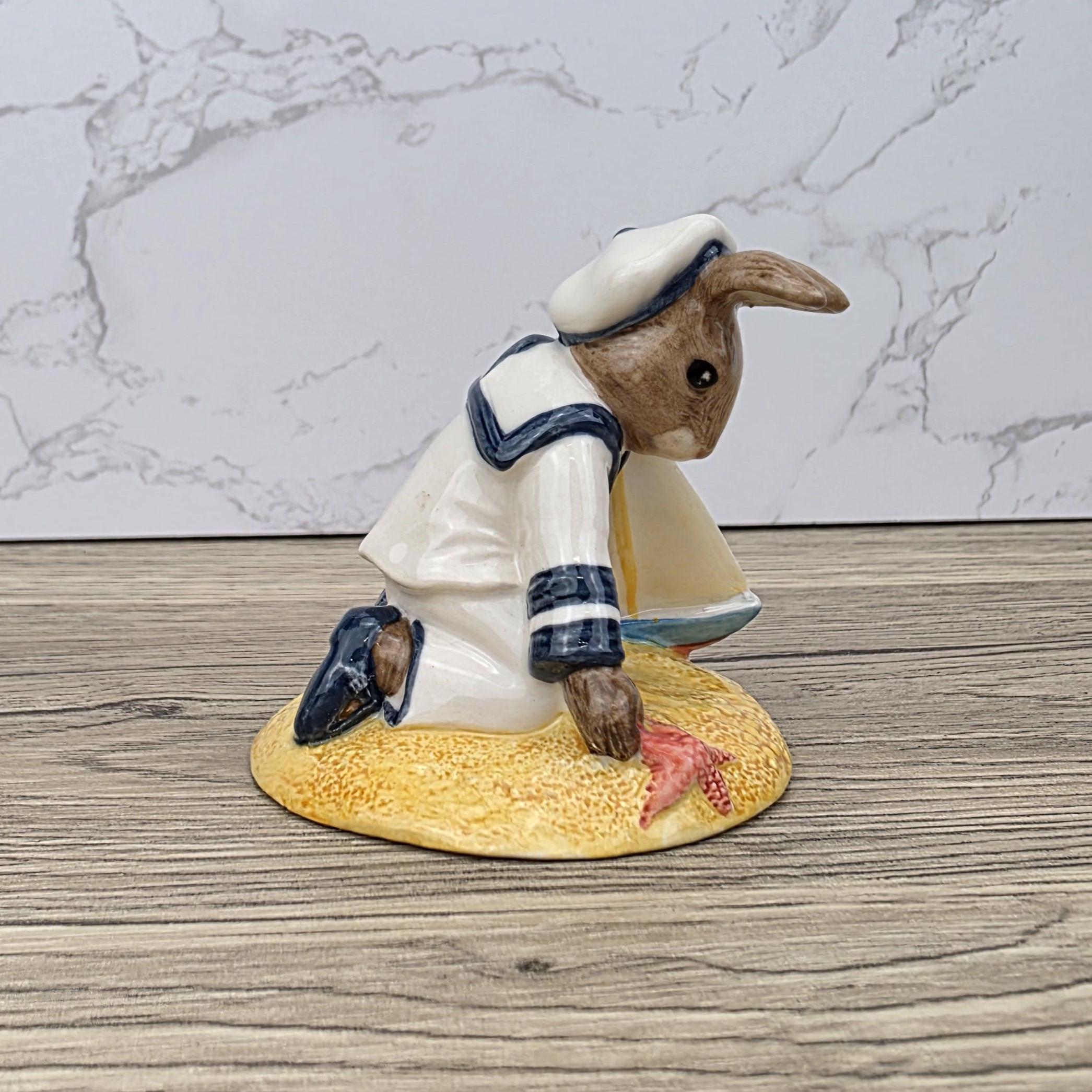 Vintage Royal Doulton Sailor Bunnykins Figurine, Nautical Decor
