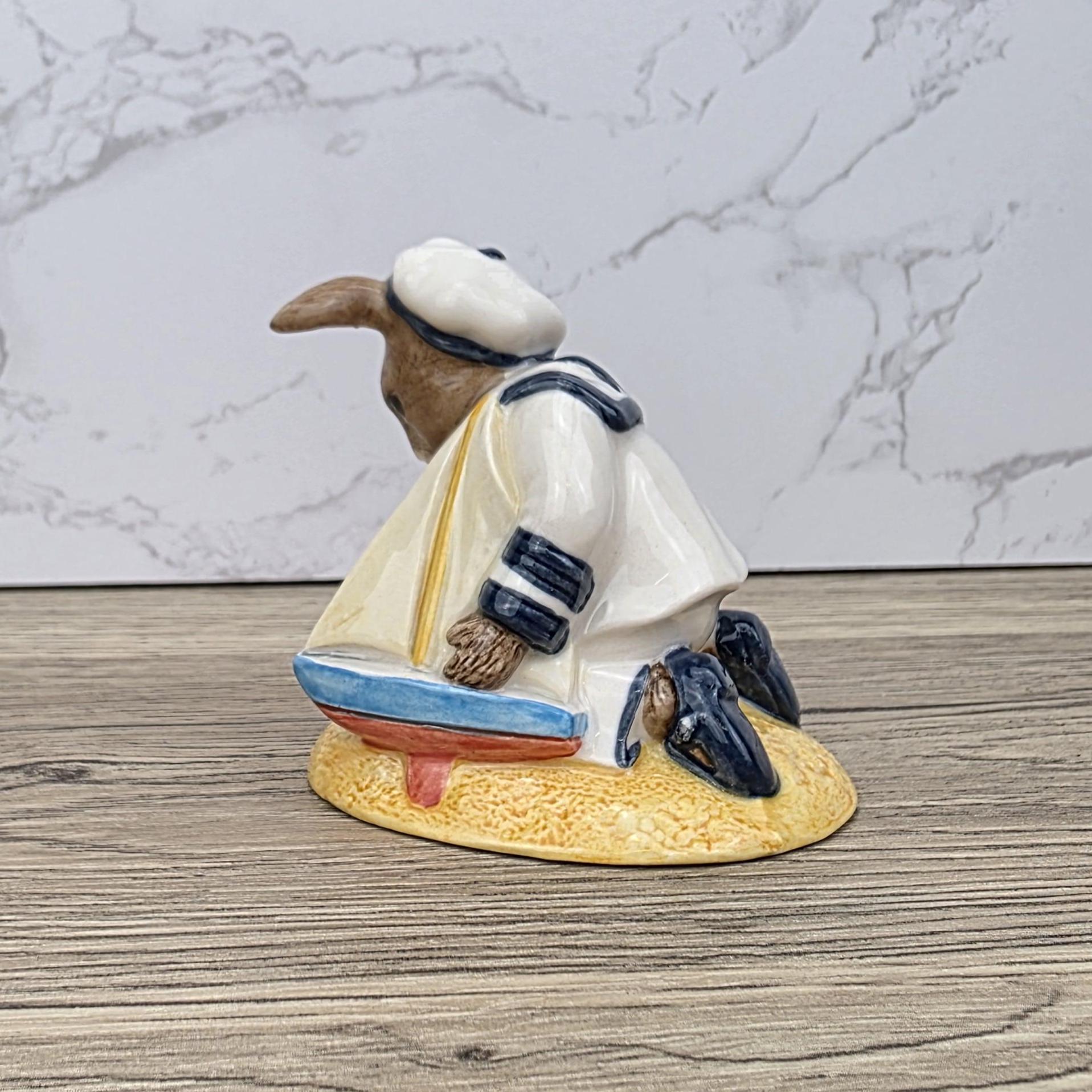 Vintage Royal Doulton Sailor Bunnykins Figurine, Nautical Decor