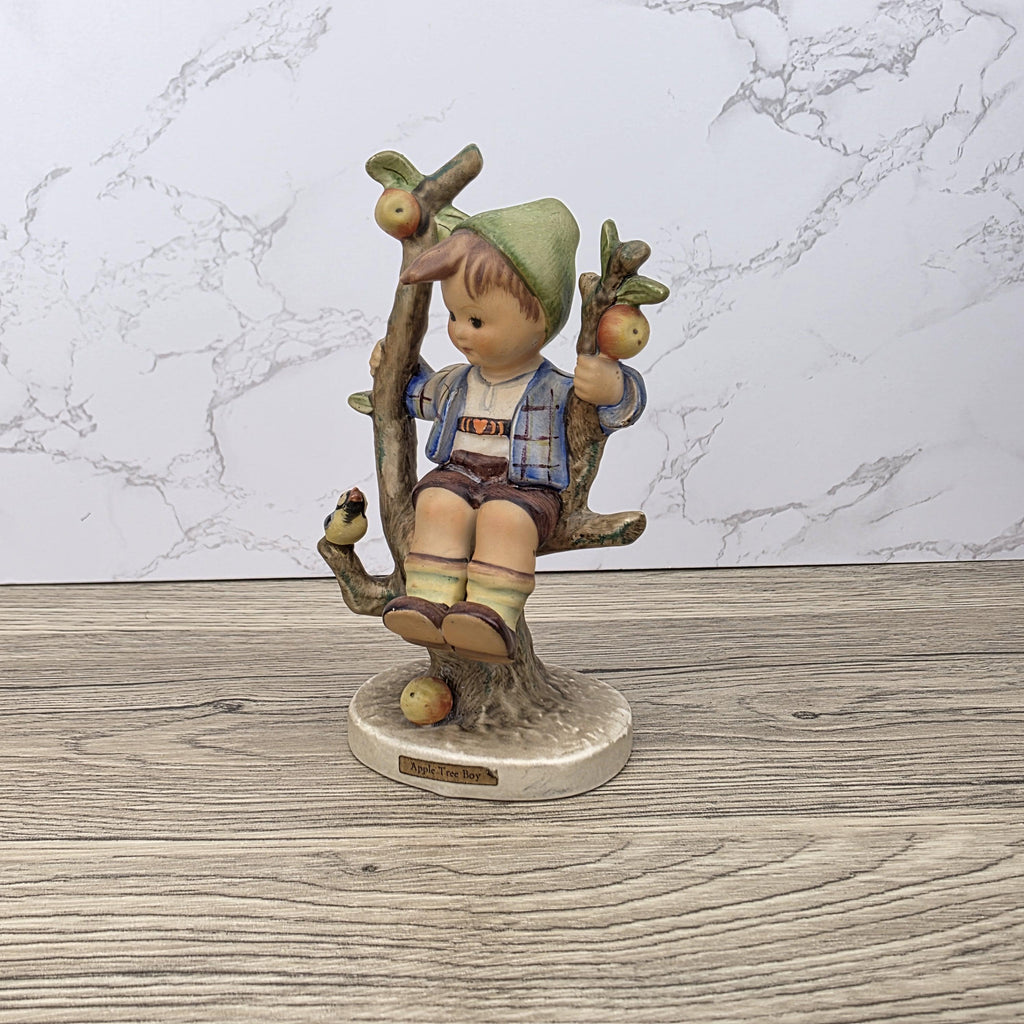 Vintage Goebel Hummel Figurine – Apple Tree Boy, Hand-Painted Porcelain