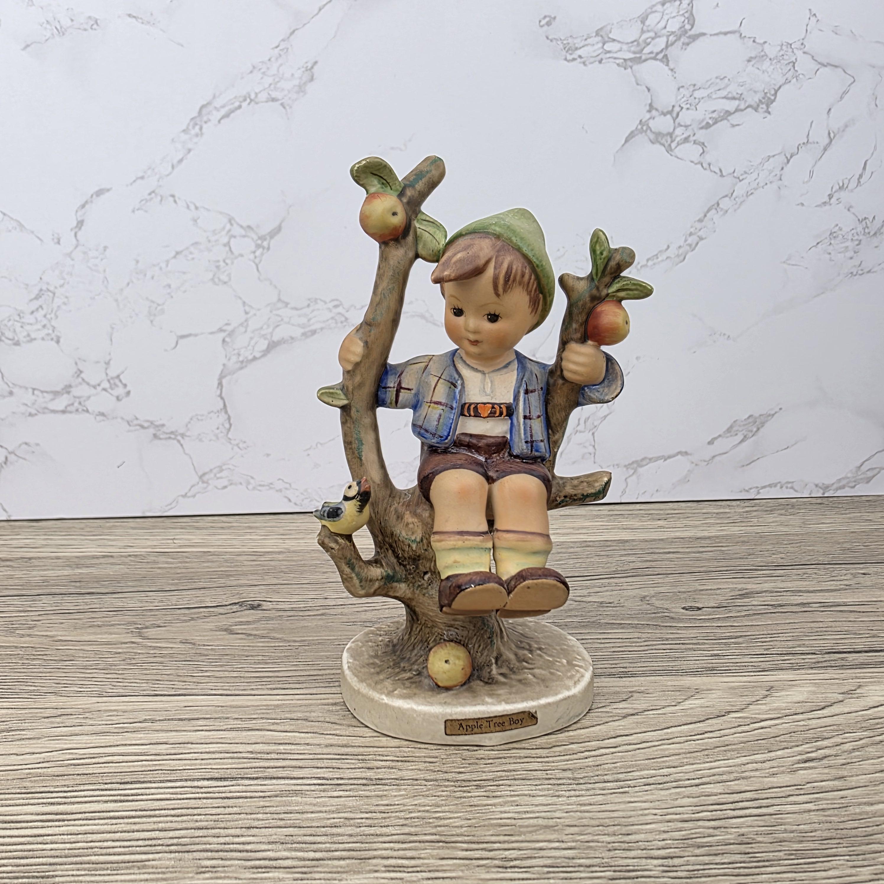 Vintage Goebel Hummel Figurine – Apple Tree Boy, Hand-Painted Porcelain
