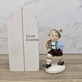 Vintage Goebel Hummel Figurine Boy With Ladder Porcelain Germany TMK-3 Collectible - Western Germany