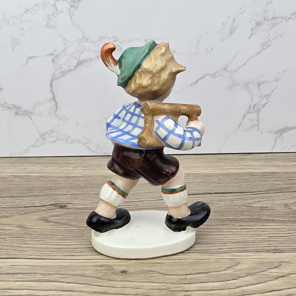 Vintage Goebel Hummel Figurine Boy With Ladder Porcelain Germany TMK-3 Collectible - Western Germany