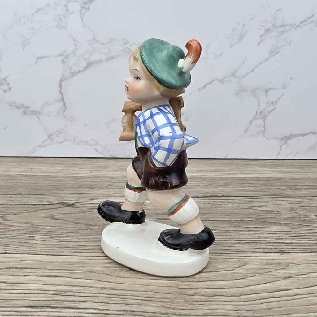 Vintage Goebel Hummel Figurine Boy With Ladder Porcelain Germany TMK-3 Collectible - Western Germany