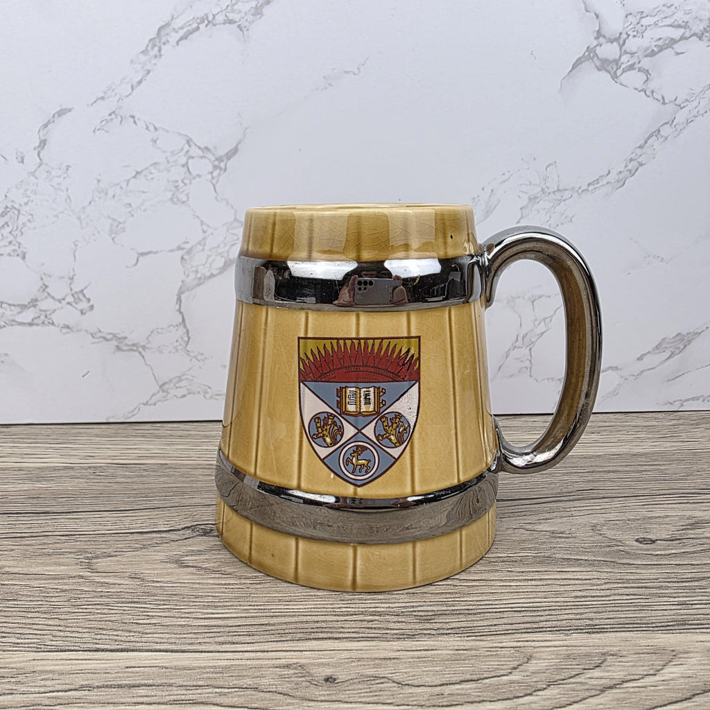 Vintage Wade England Ceramic Barrel Mugs – University & Destination Beer Steins – 4 Models Available