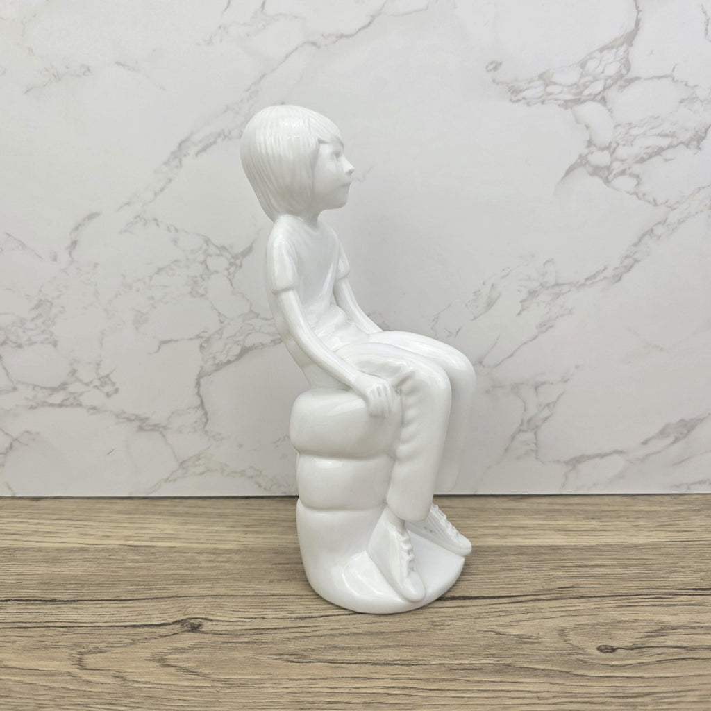 Vintage Spode "Michael" Figurine | Pauline Shone Bone China Sculpture